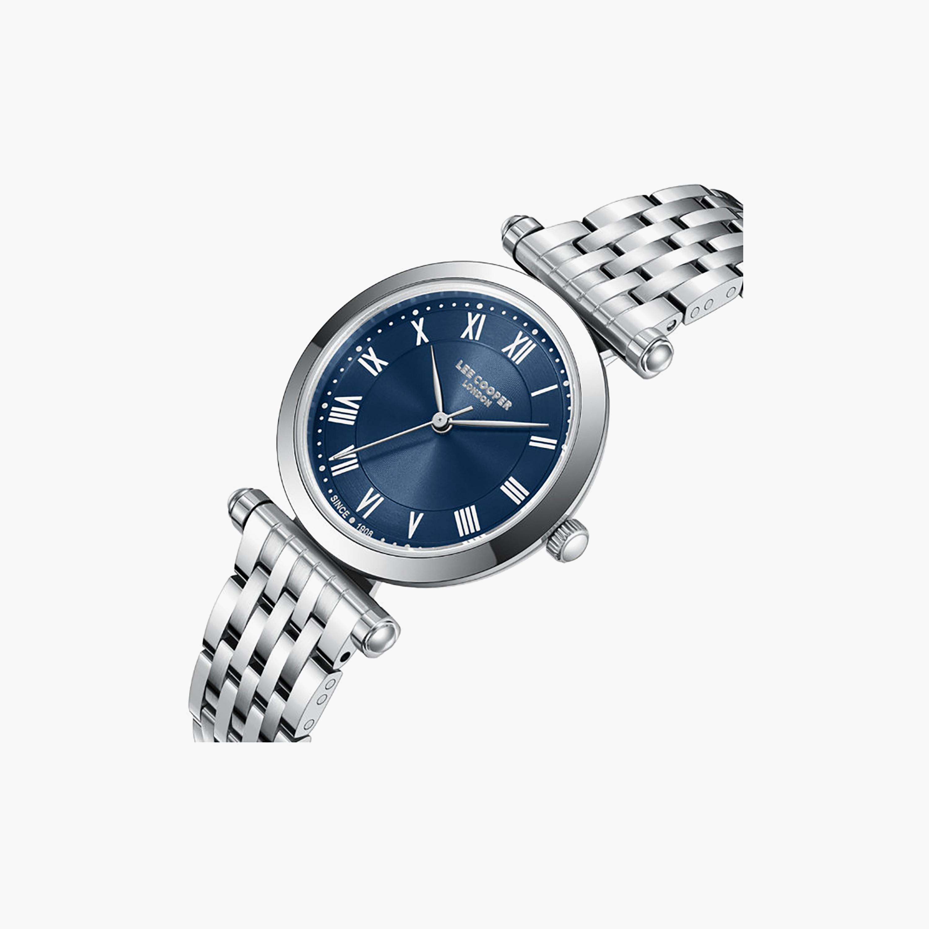 Lee Cooper Women's 44MM Silver Analog Metal Watch | LC08290.390-women-watchesandjewellery-watches-image-1