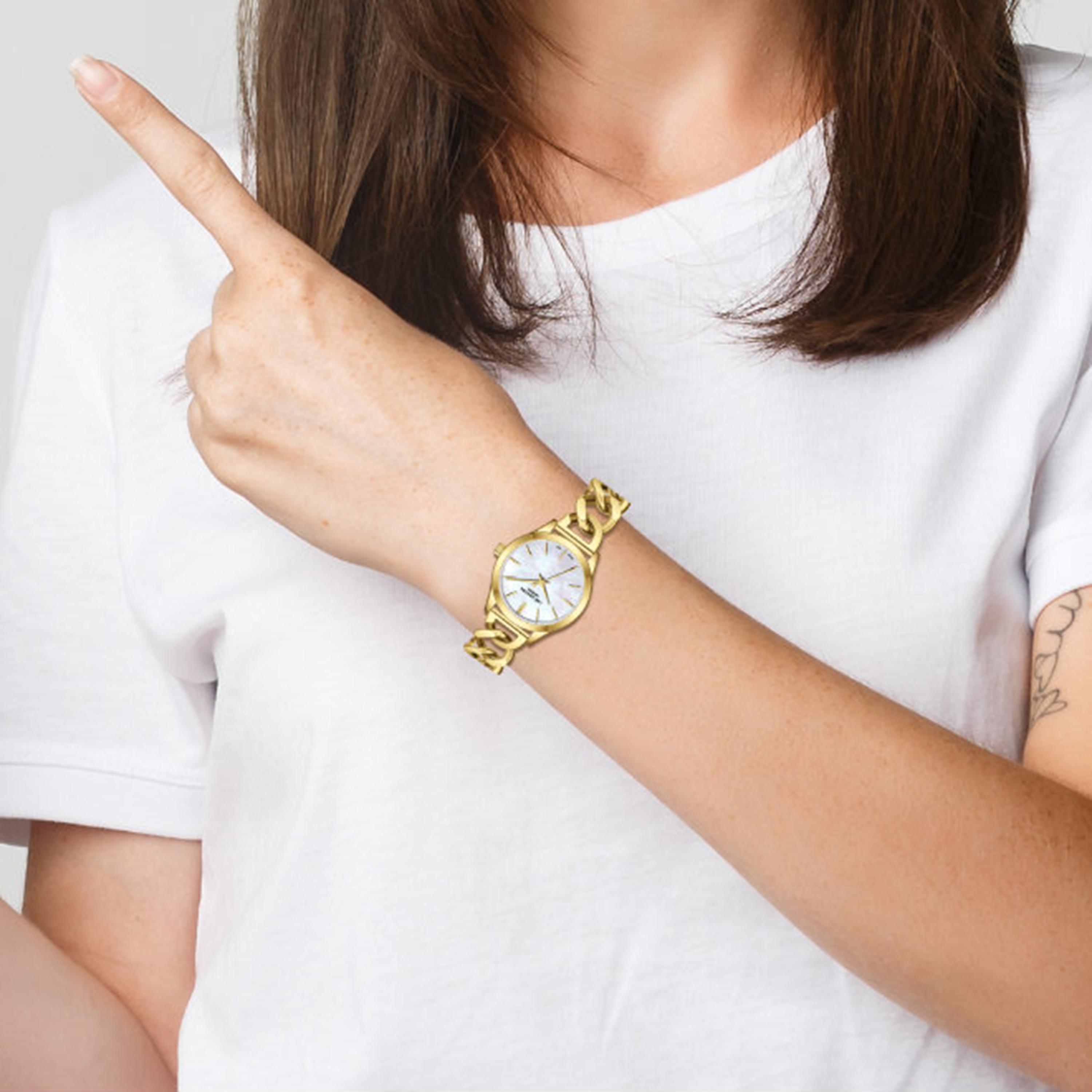 Lee Cooper Women's 43.5MM Gold Analog Metal Watch | LC08291.120-women-watchesandjewellery-watches-image-2