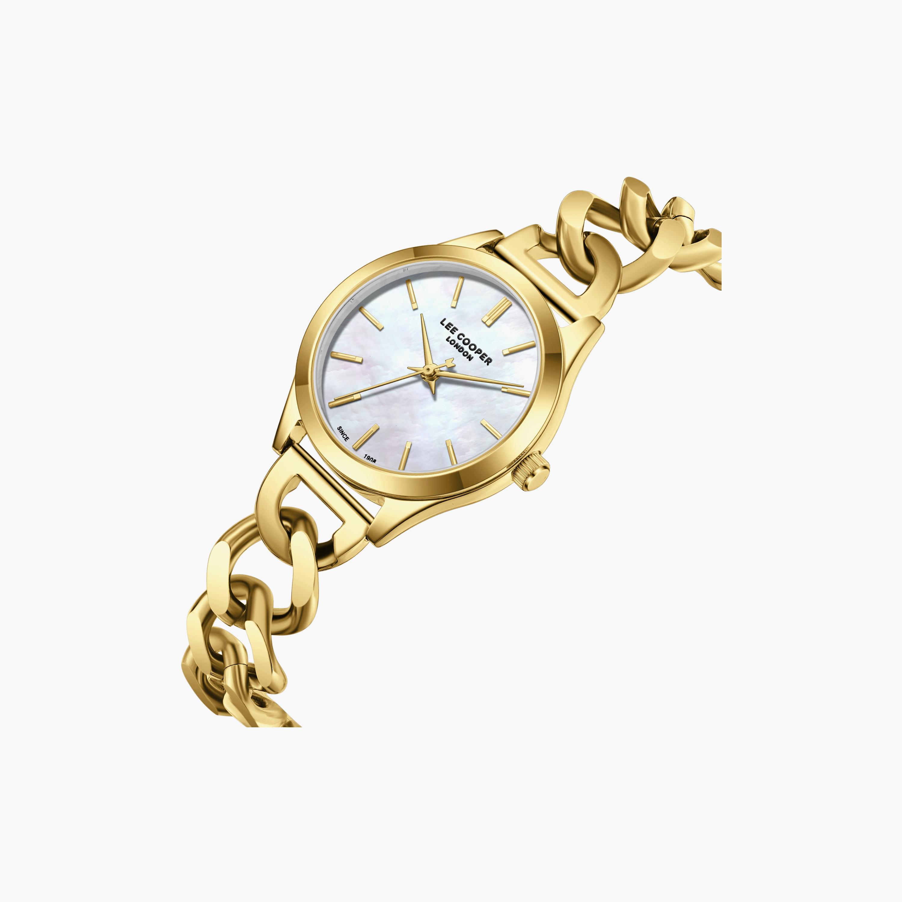 Lee Cooper Women's 43.5MM Gold Analog Metal Watch | LC08291.120-women-watchesandjewellery-watches-image-3