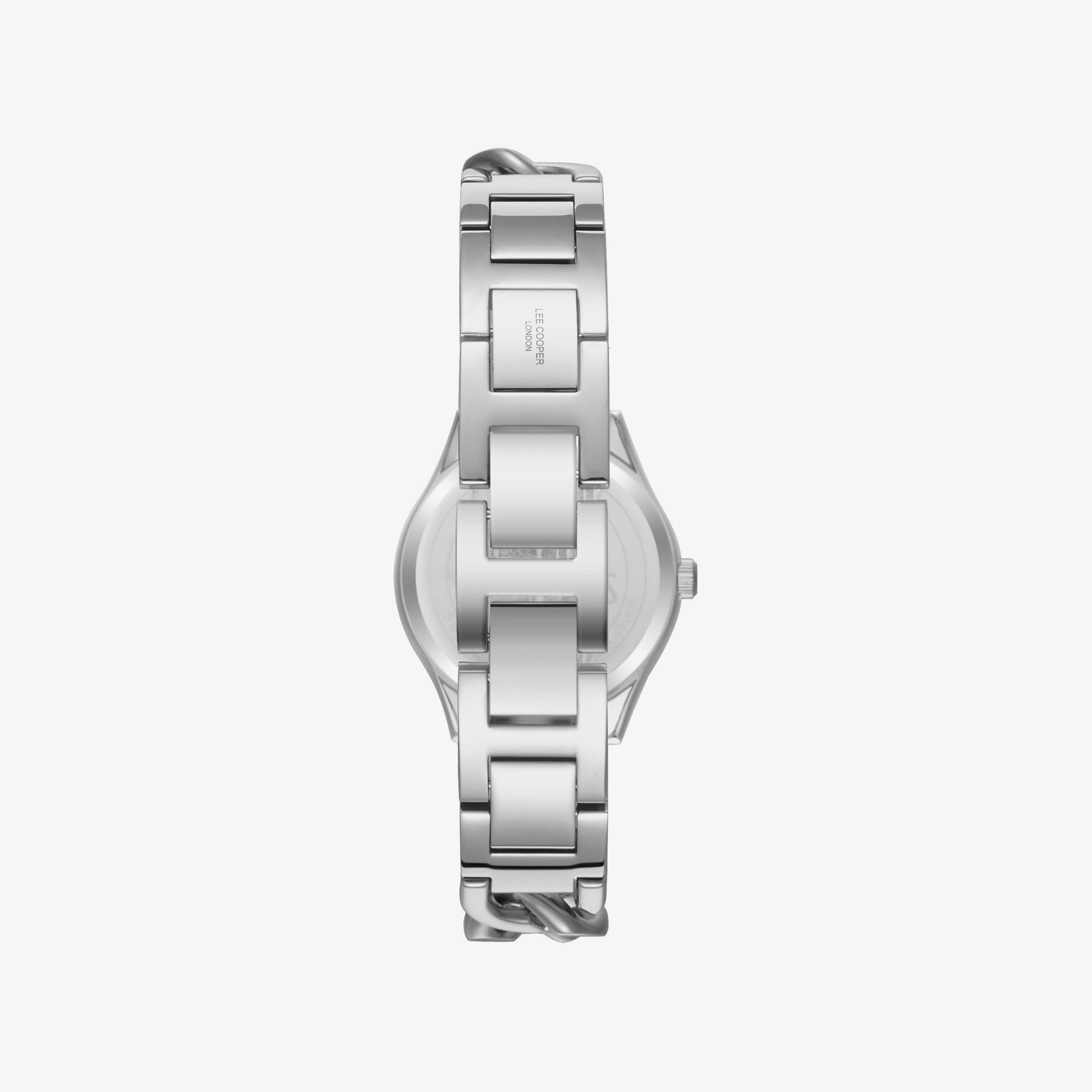 ساعة لي كوبر النسائية المعدنية التناظرية الفضية والذهبية مقاس 42.5 ملم | LC08291.520-women-watchesandjewellery-watches-image-5