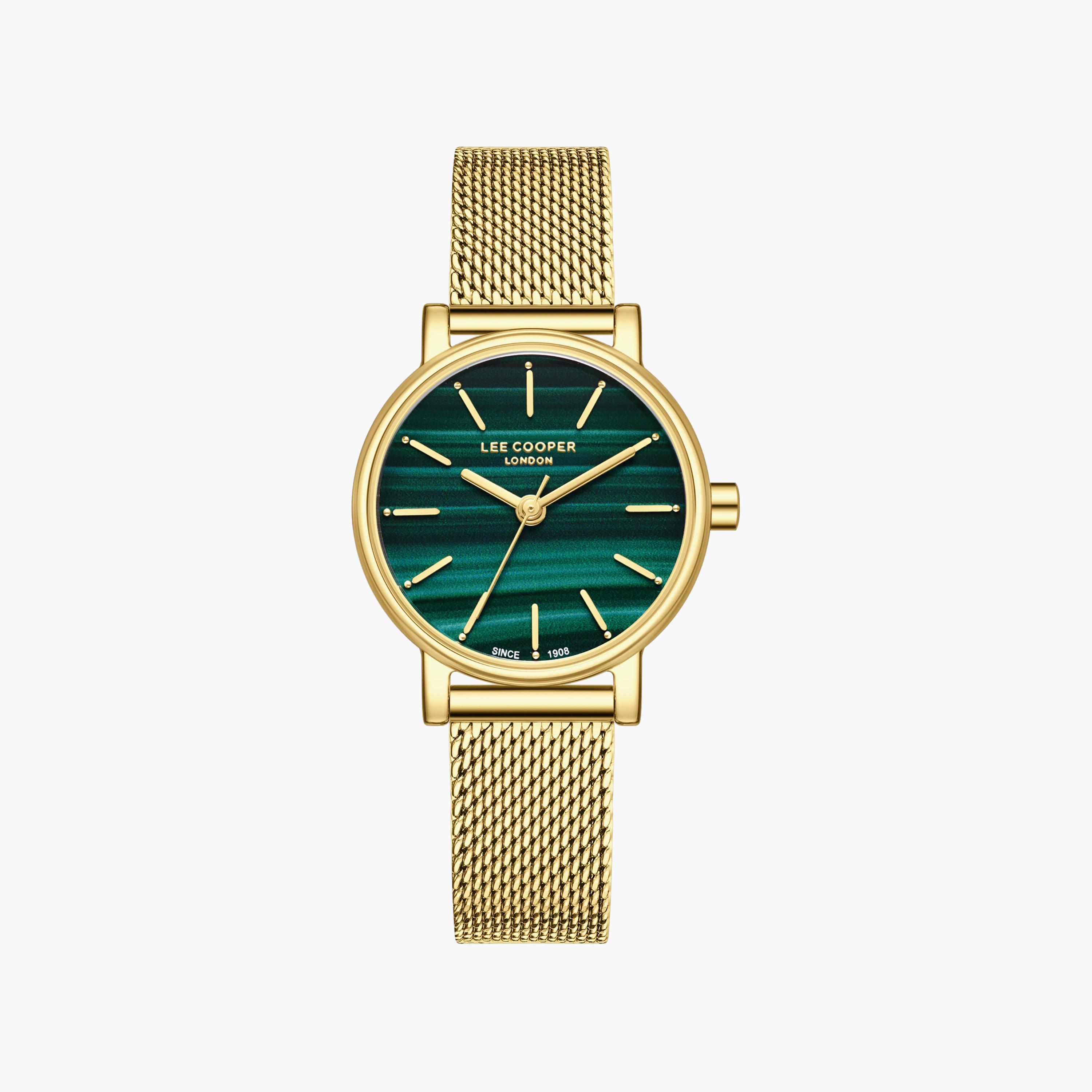 Lee Cooper Women's 42.5MM Gold Analog Mesh Watch | LC08292.170-women-watchesandjewellery-watches-image-1