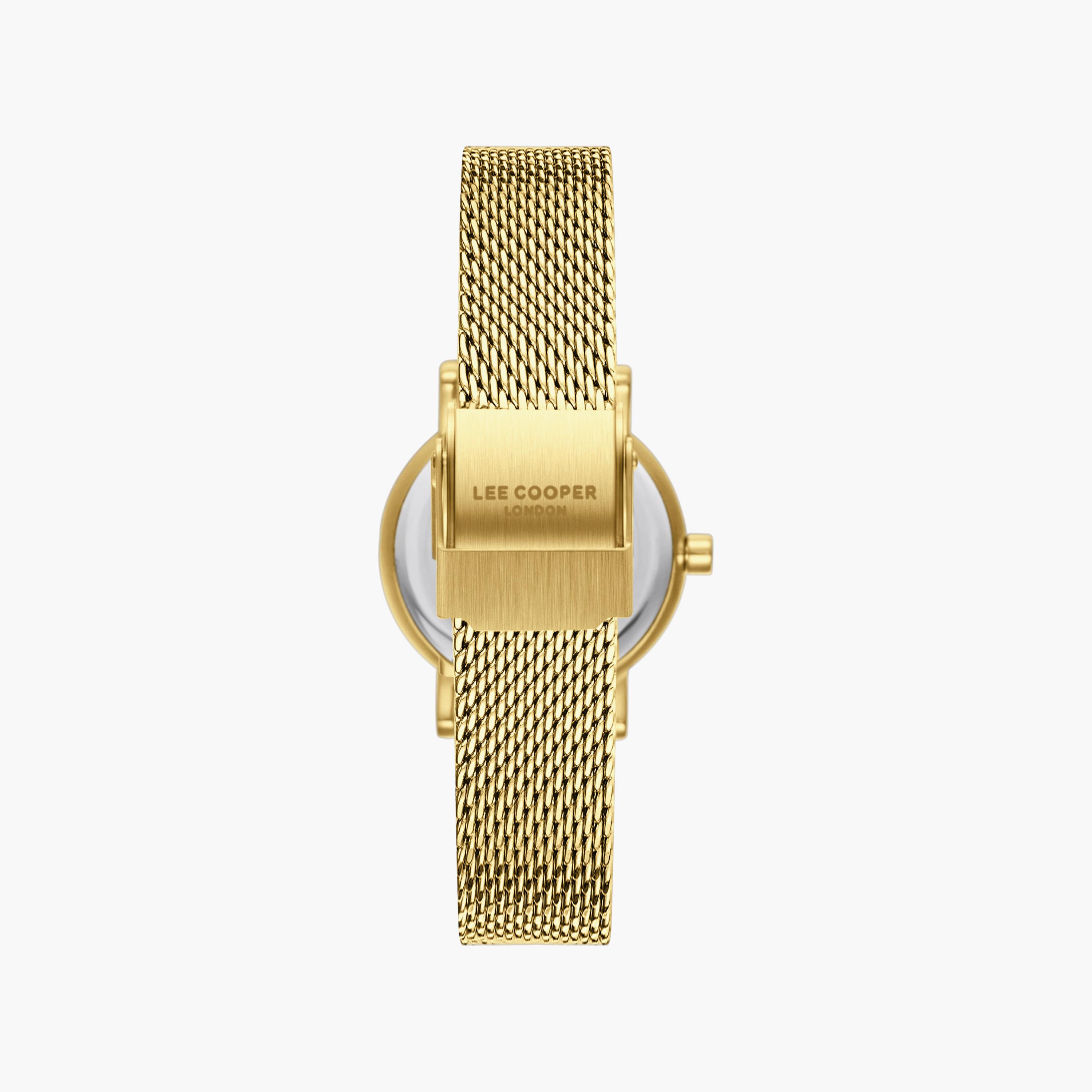 Lee Cooper Women's 42.5MM Gold Analog Mesh Watch | LC08292.170-women-watchesandjewellery-watches-image-5