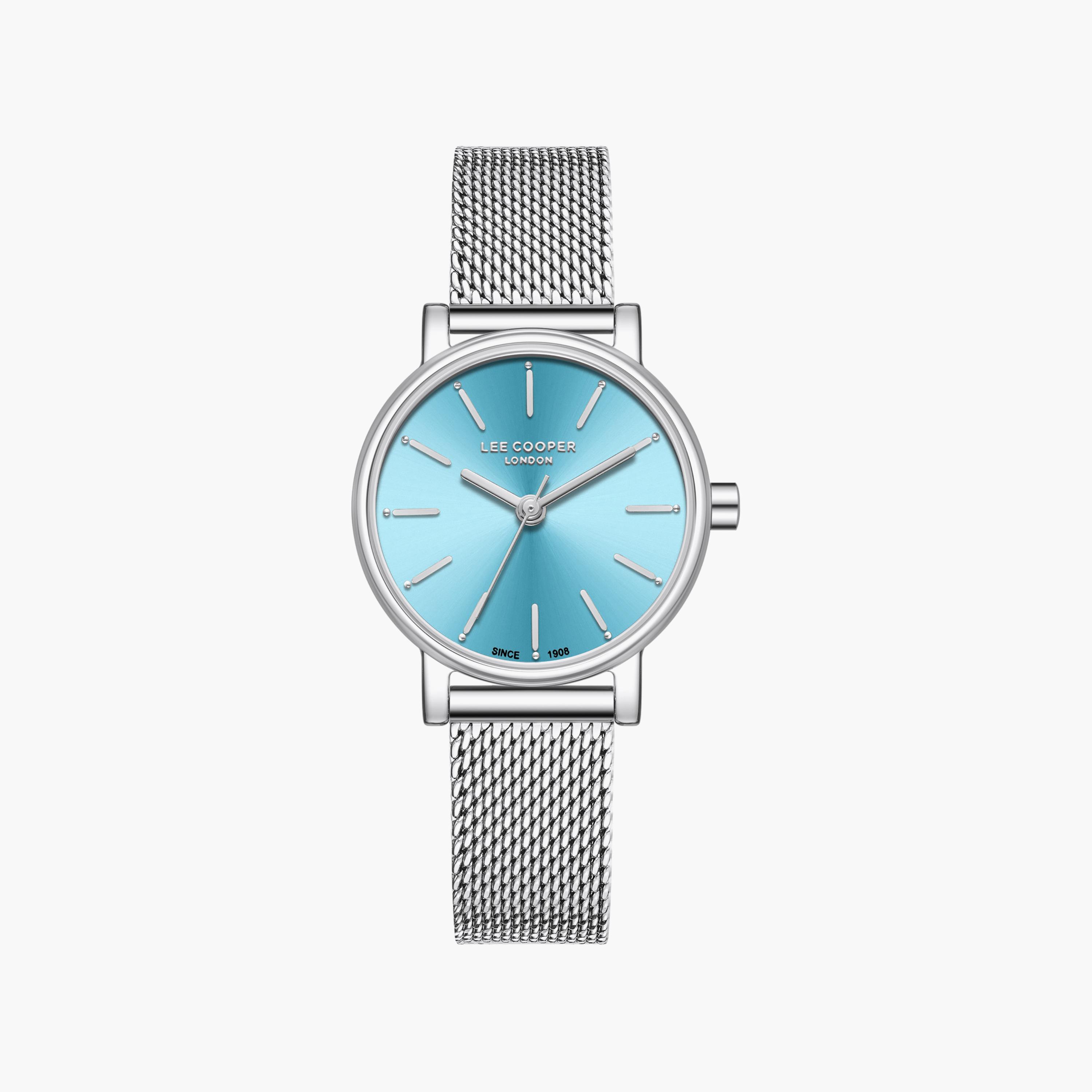 Lee Cooper Women's 42.5MM Silver Analog Mesh Watch | LC08292.300-women-watchesandjewellery-watches-image-1