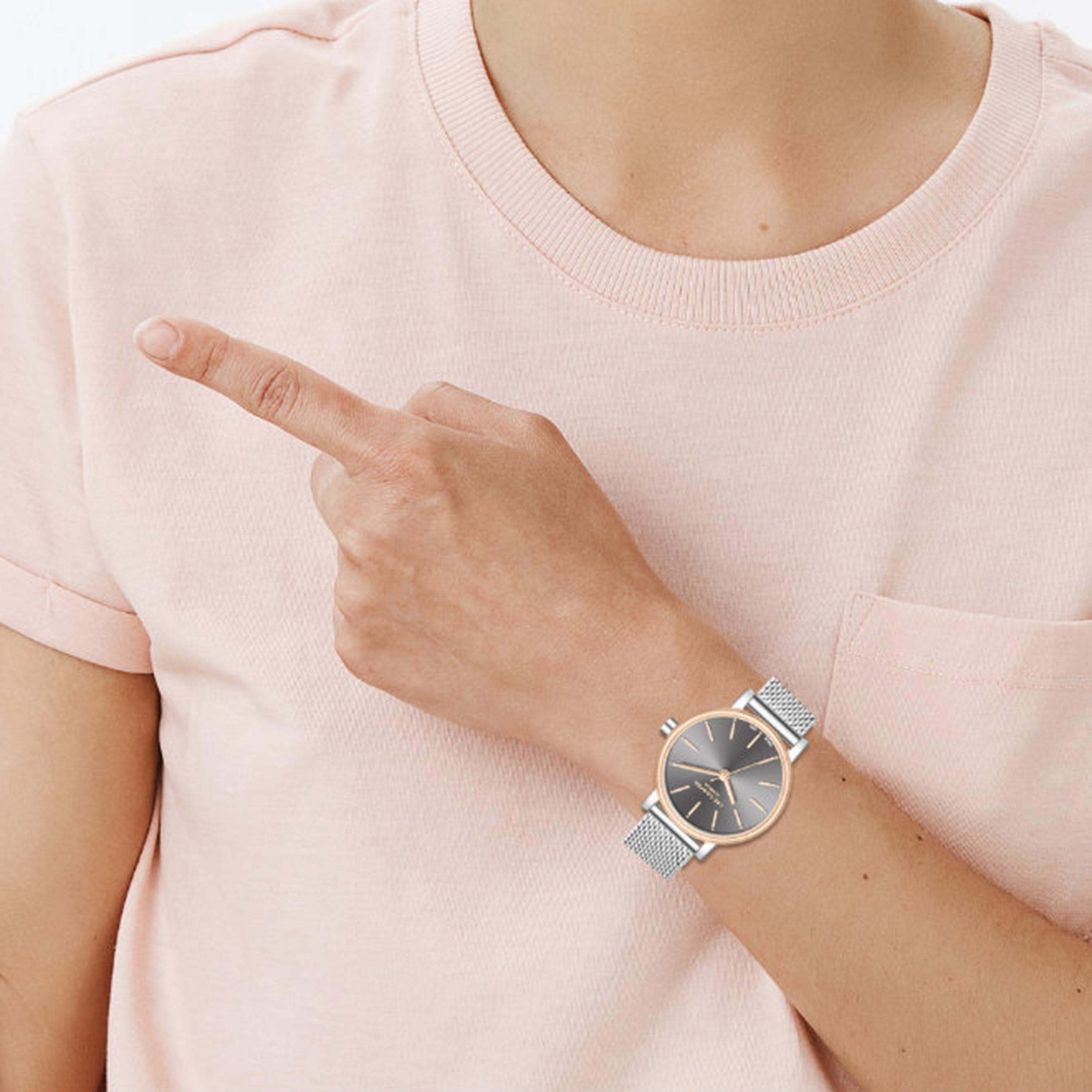 Lee Cooper Women's 42.5MM Silver Analog Mesh Watch | LC08292.560-women-watchesandjewellery-watches-image-2