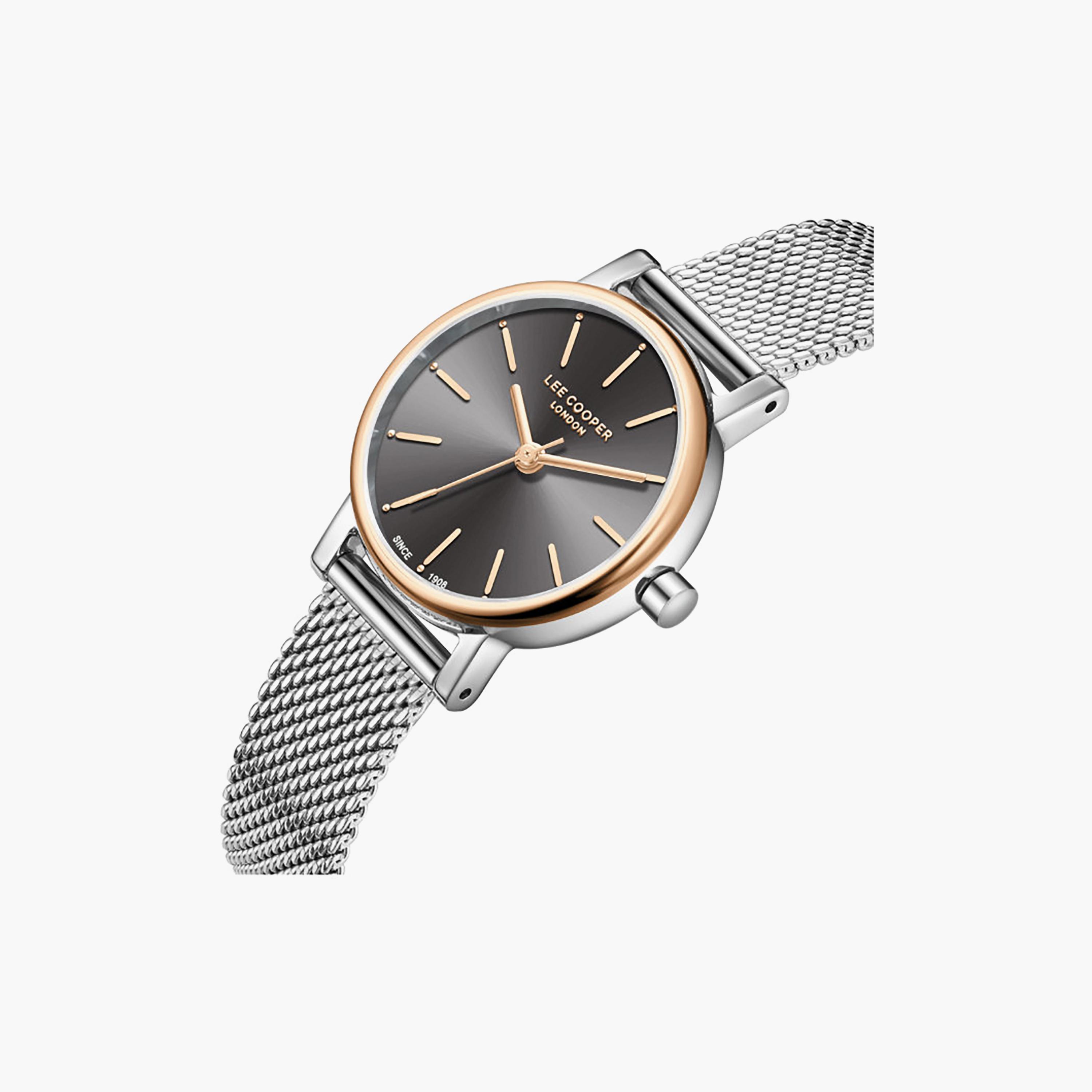 Lee Cooper Women's 42.5MM Silver Analog Mesh Watch | LC08292.560-women-watchesandjewellery-watches-image-6