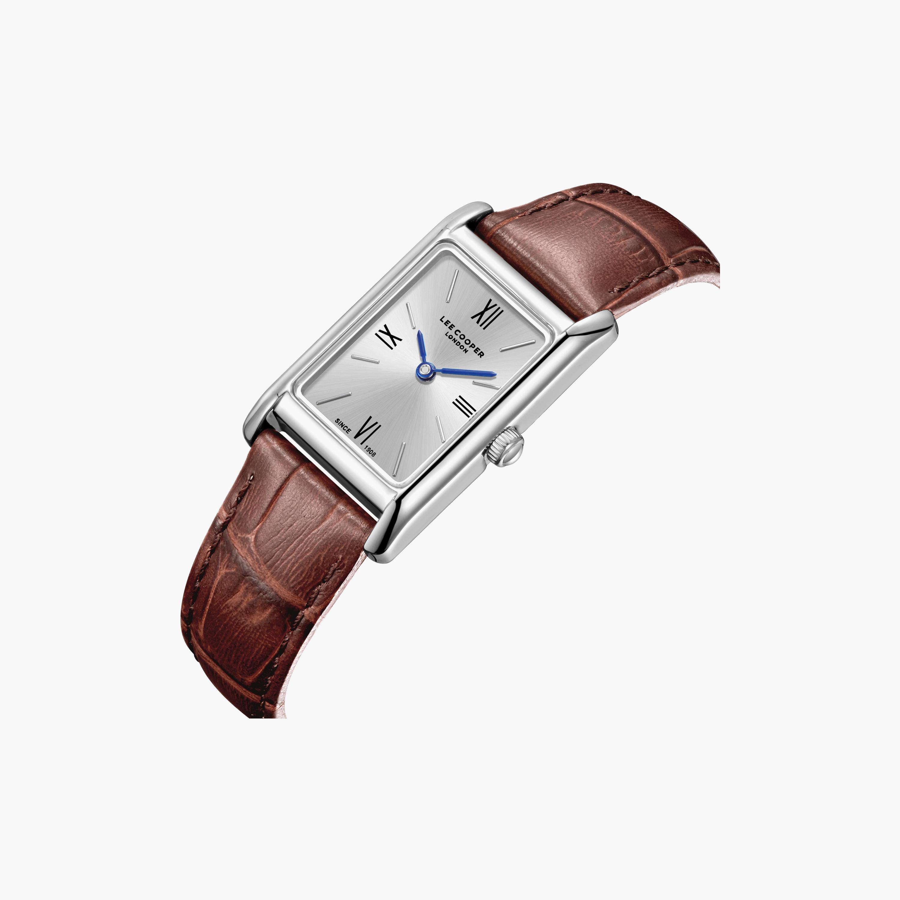 ساعة أنالوج جلد باللون البني 39 مم للنساء من لي كوبر | LC08301.332-women-watchesandjewellery-watches-image-3