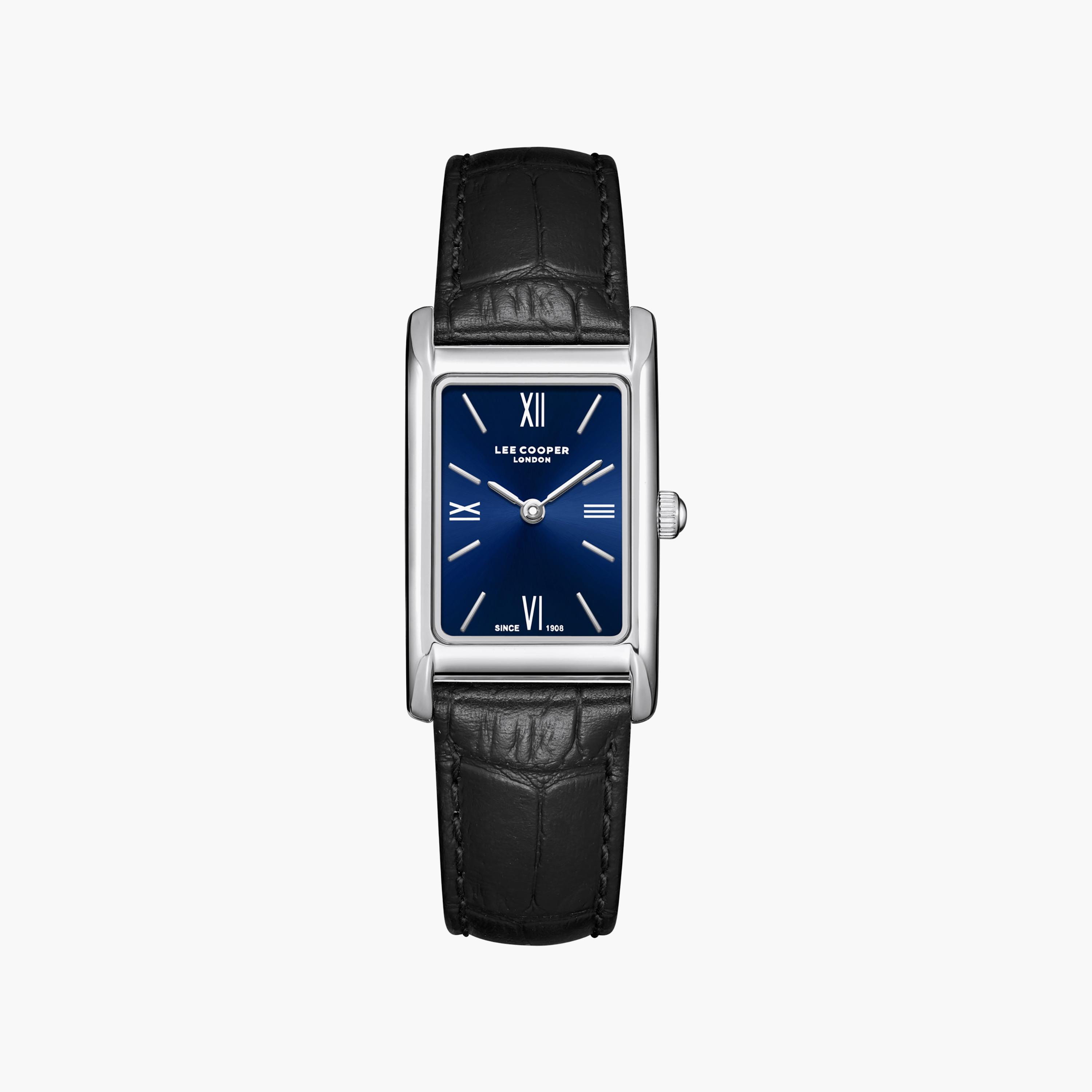 Lee Cooper Women's 39MM Black Analog Leather Watch | LC08301.391-women-watchesandjewellery-watches-image-1