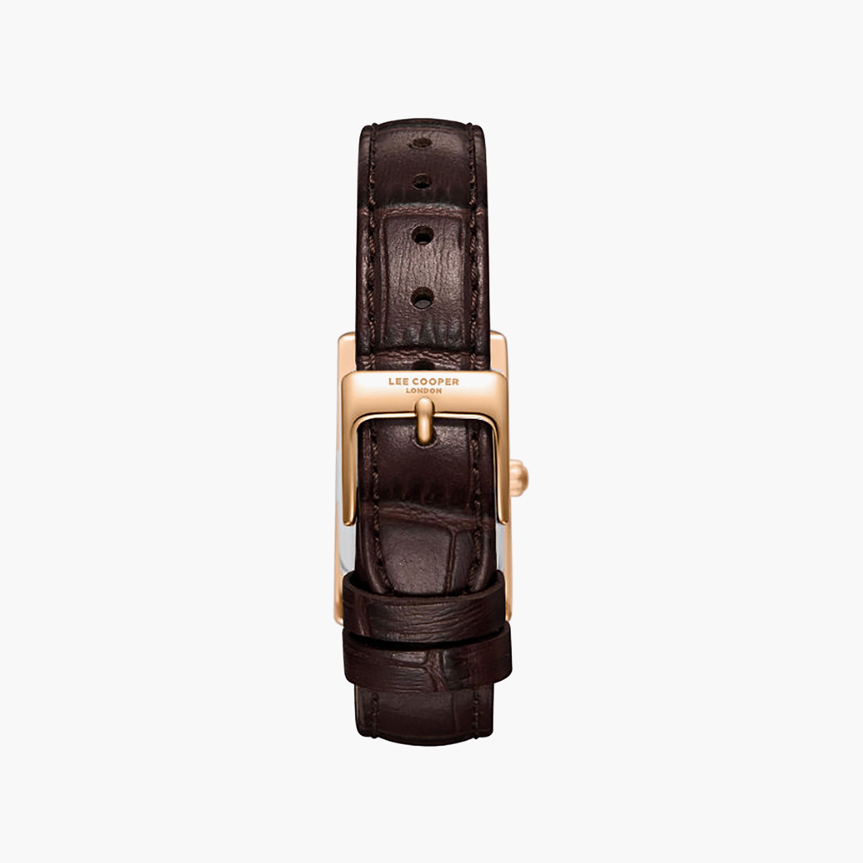 ساعة أنالوج جلد باللون البني 39 مم للنساء من لي كوبر | LC08301.462-women-watchesandjewellery-watches-image-4