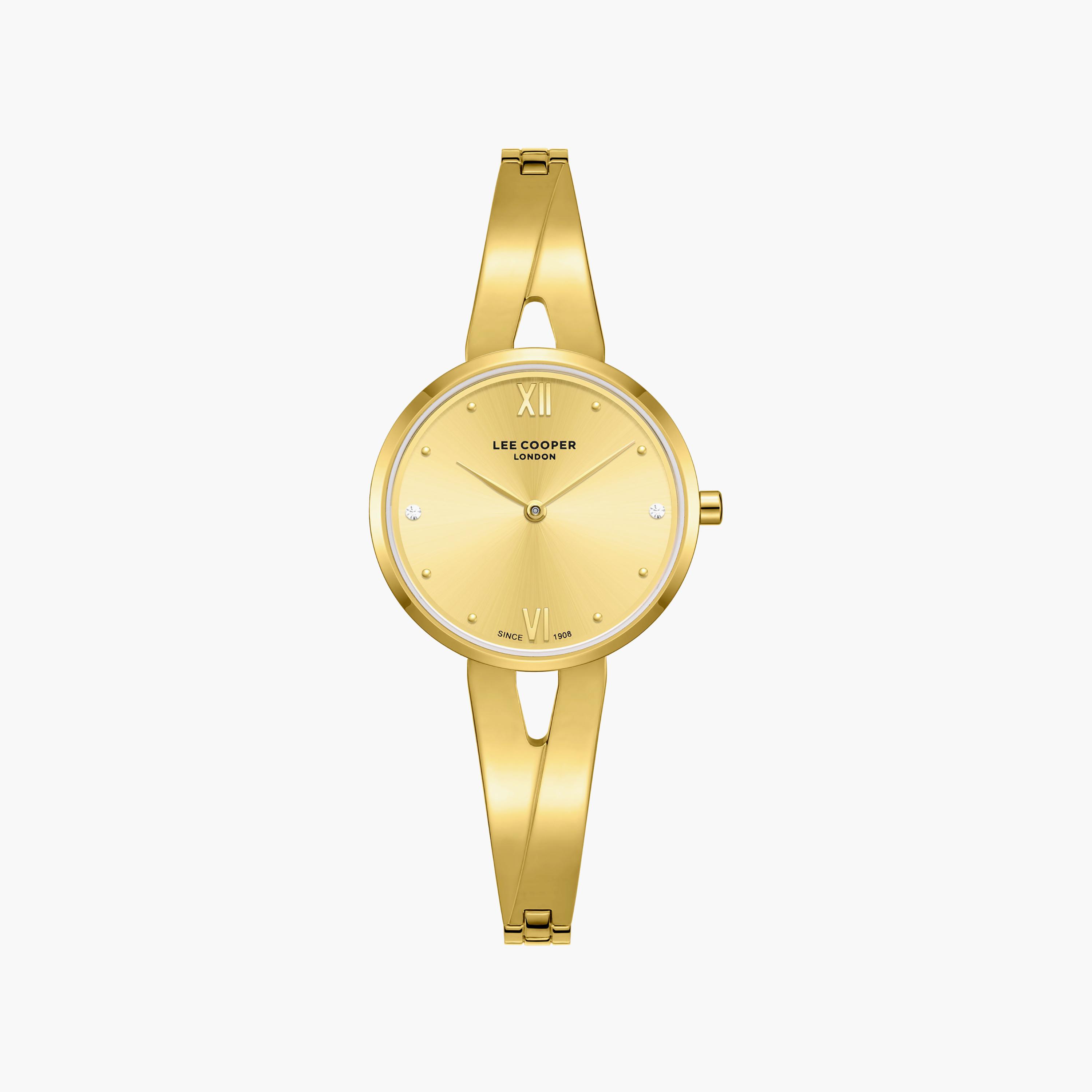 Lee Cooper Women's 43MM Gold Analog Metal Watch | LC08308.110-women-watchesandjewellery-watches-image-1