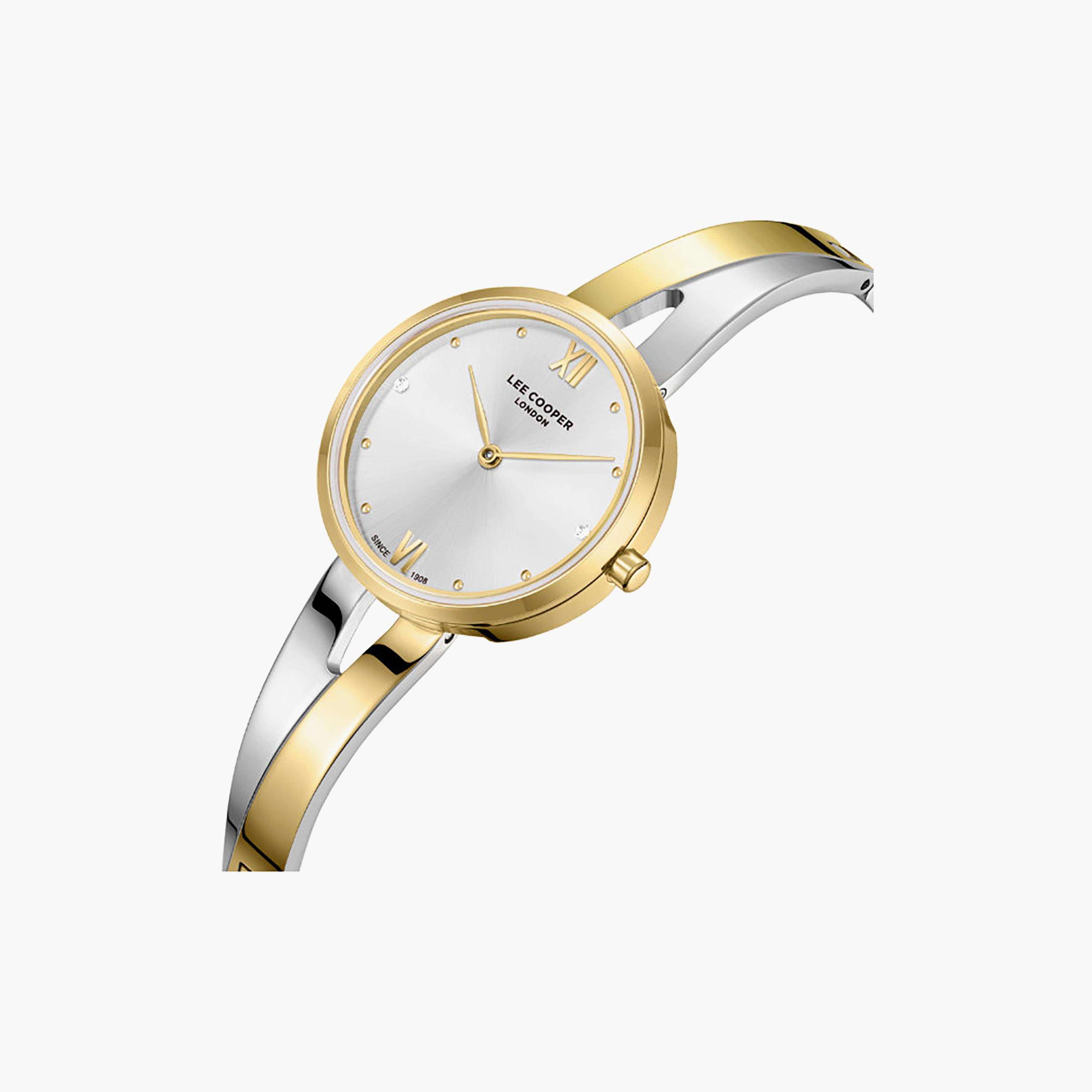 ساعة لي كوبر النسائية مقاس 43 مم، فضية وذهبية، تناظرية، معدنية | LC08308.230-women-watchesandjewellery-watches-image-6