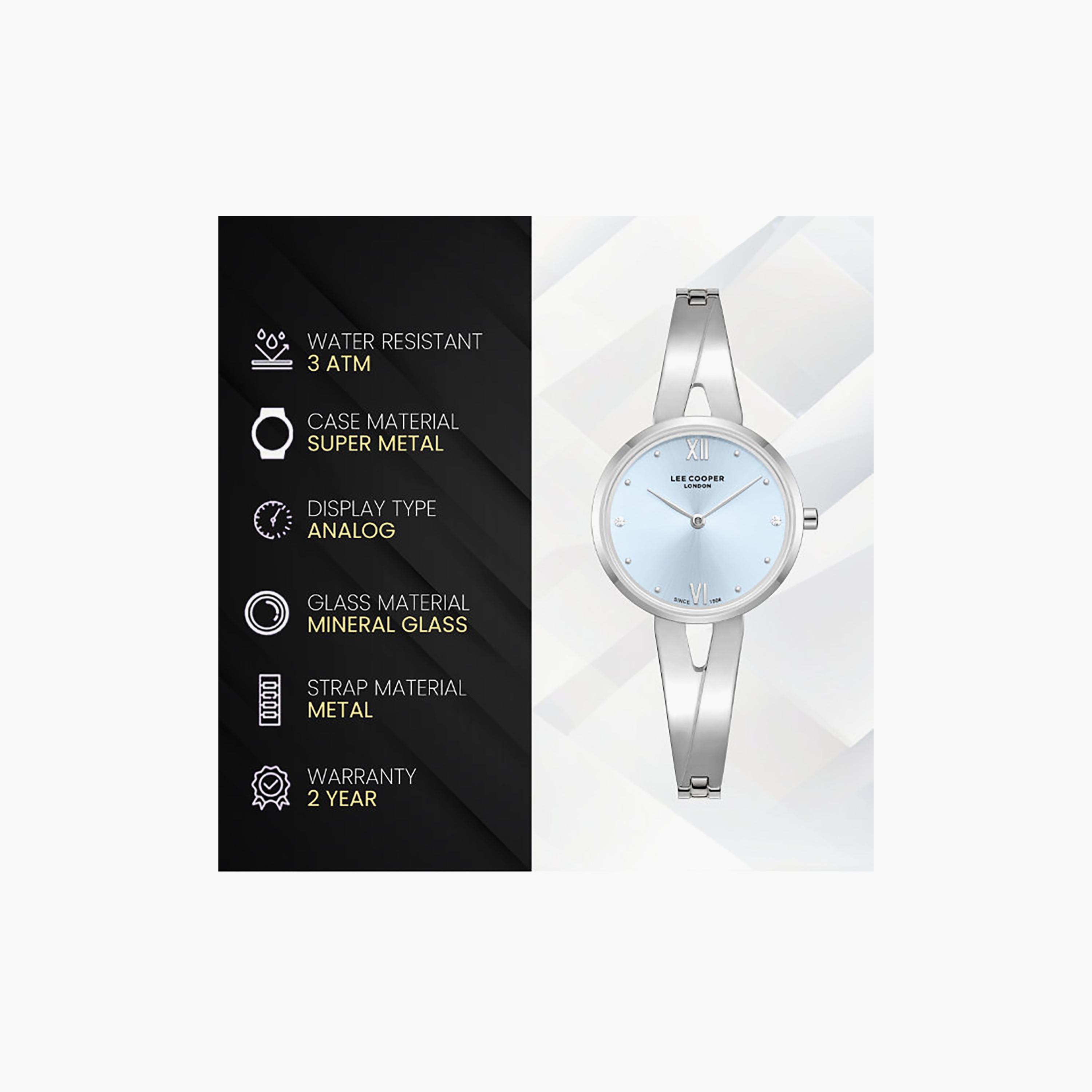 Lee Cooper Women's 43MM Silver Analog Metal Watch | LC08308.300-women-watchesandjewellery-watches-image-9