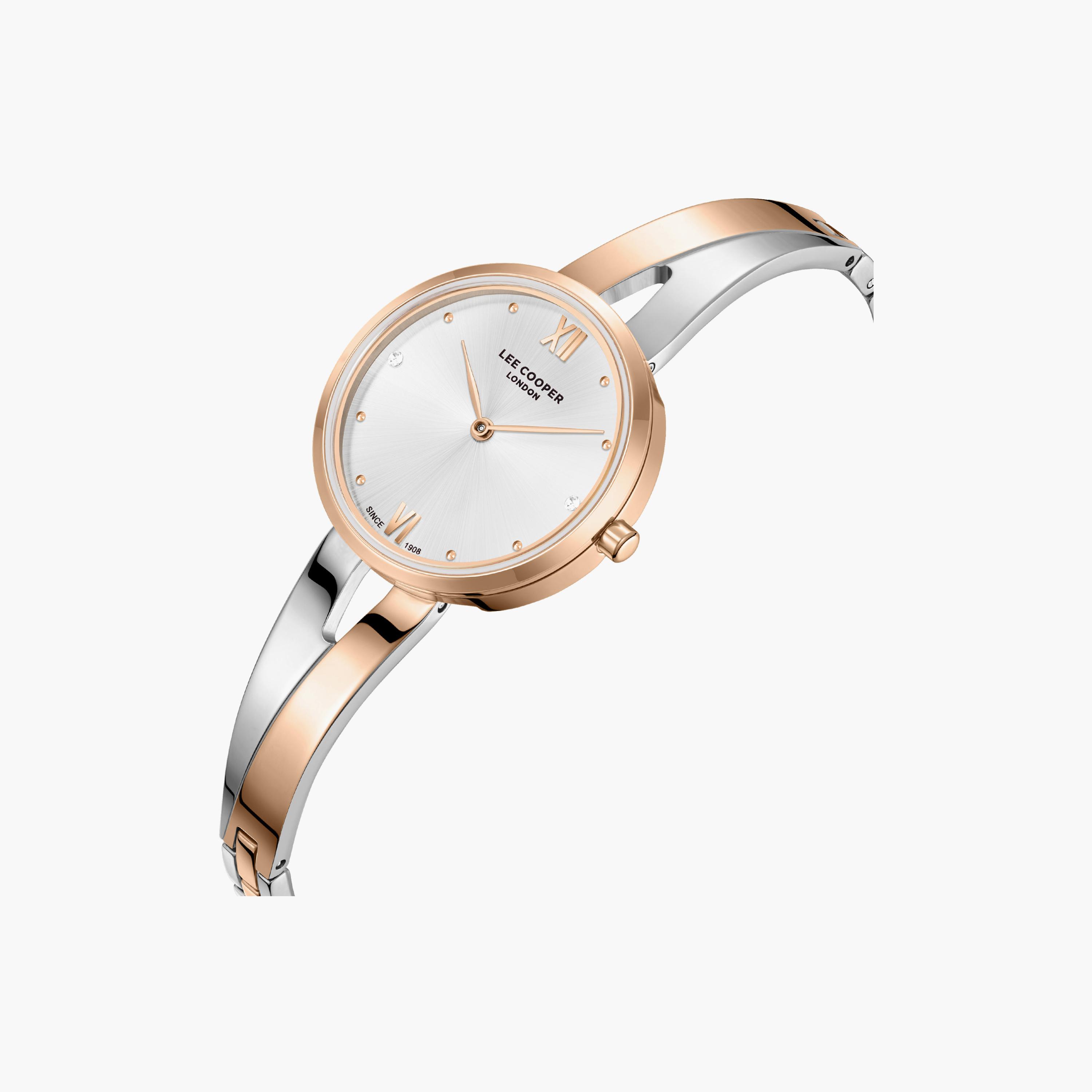 Lee Cooper Women's 42MM Silver & Gold Analog Metal Watch | LC08308.530-women-watchesandjewellery-watches-image-3