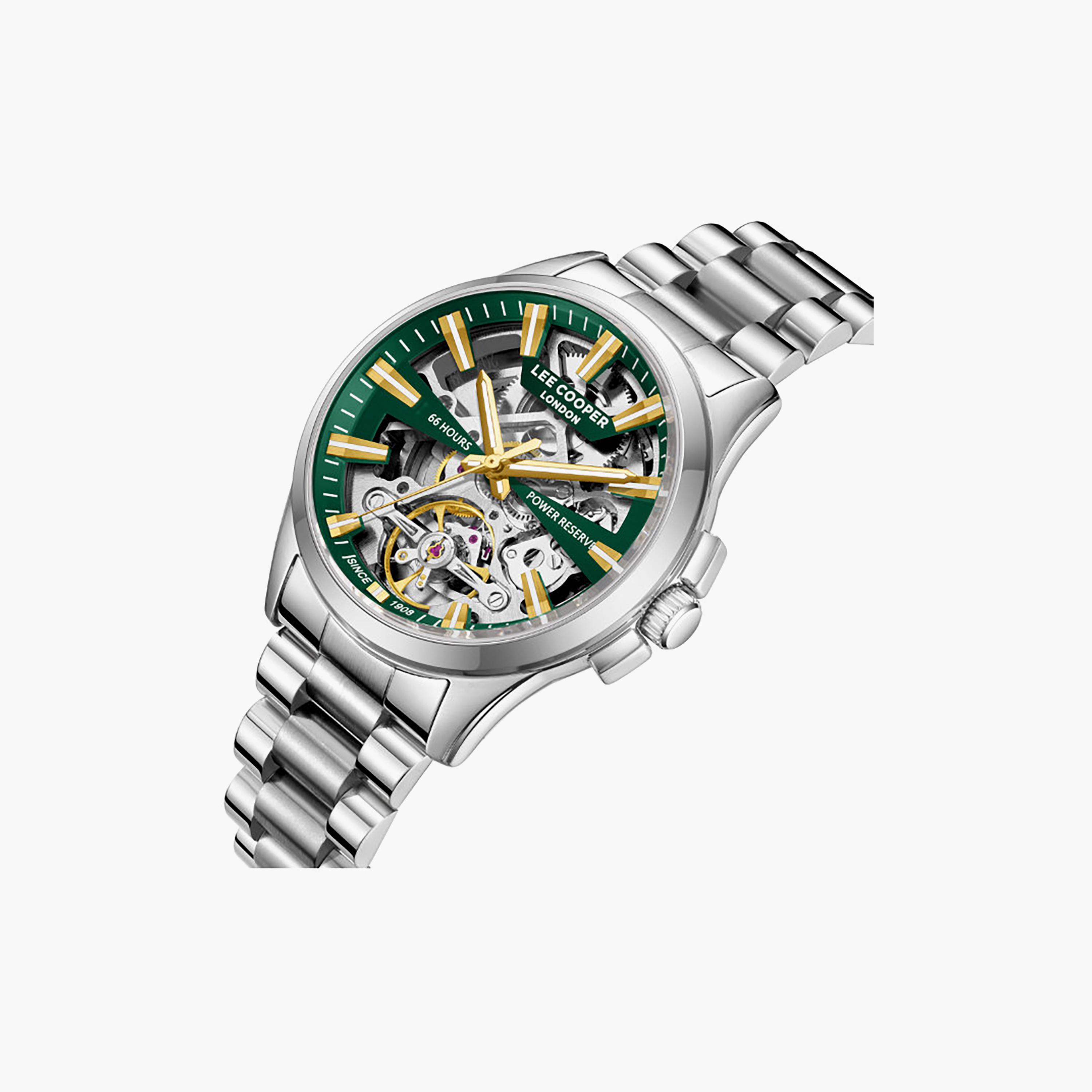 Lee Cooper Men's 42MM Silver Automatic Metal Watch | LC08311.370-men-watchesandjewellery-watches-image-6