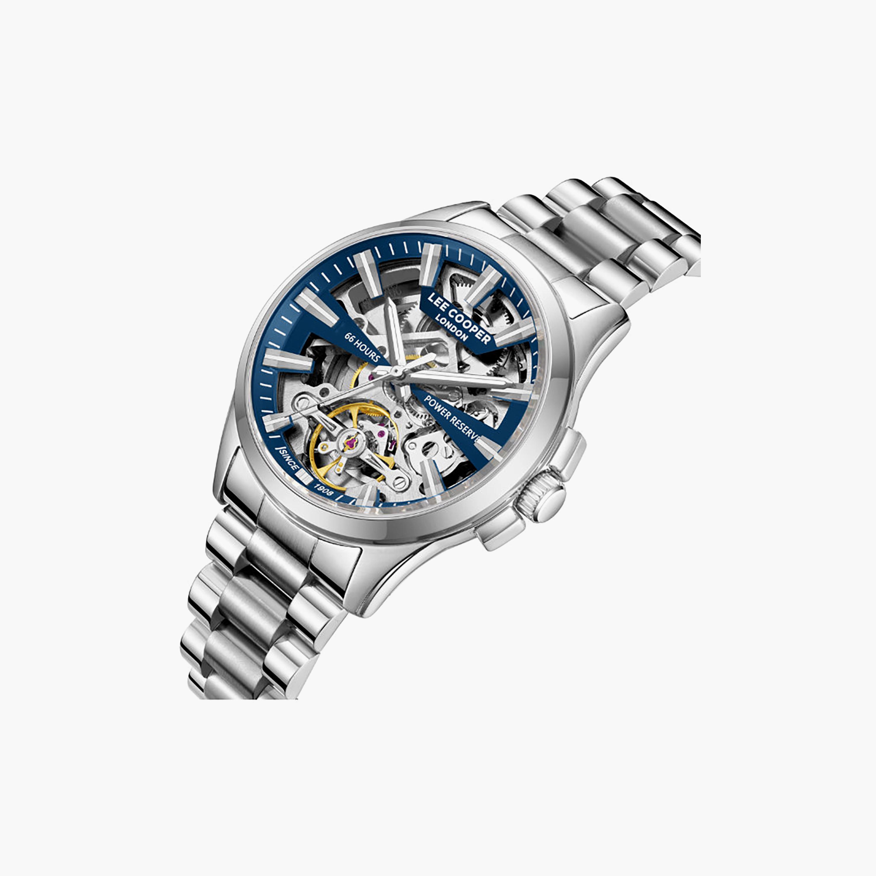 Lee Cooper Men's 42MM Silver Automatic Metal Watch | LC08311.390-men-watchesandjewellery-watches-image-6