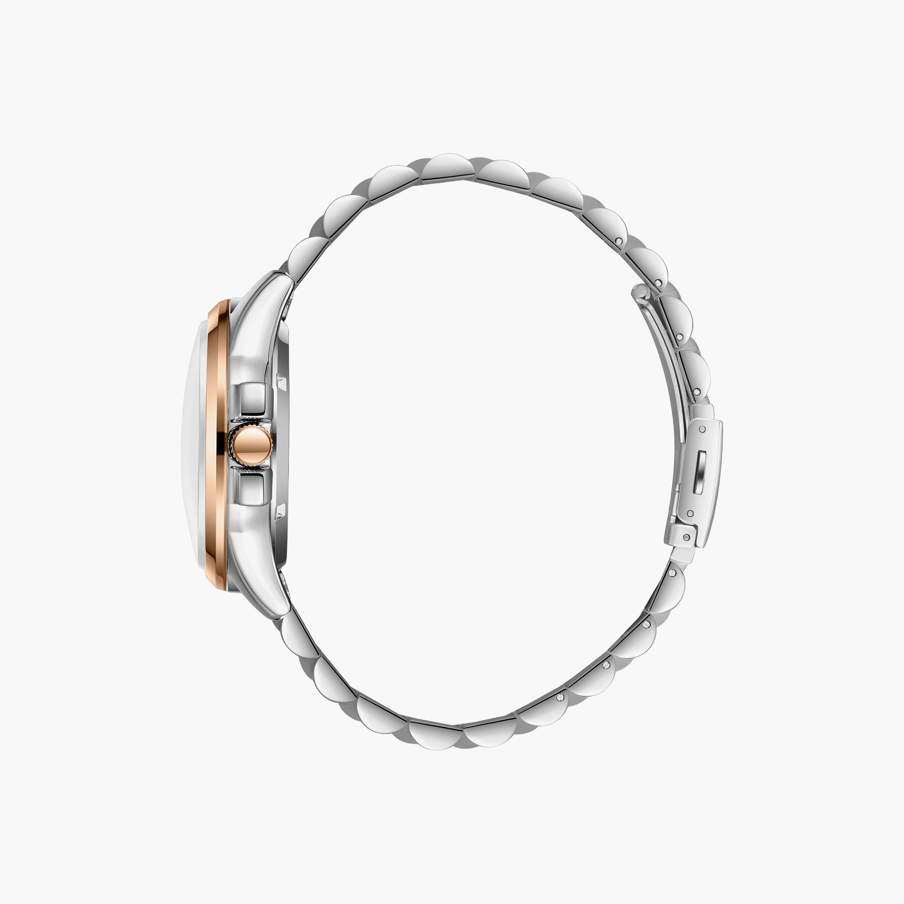 ساعة أوتوماتيك معدن باللون الفضي 45 مم للرجال من لي كوبر | LC08311.590-men-watchesandjewellery-watches-image-4