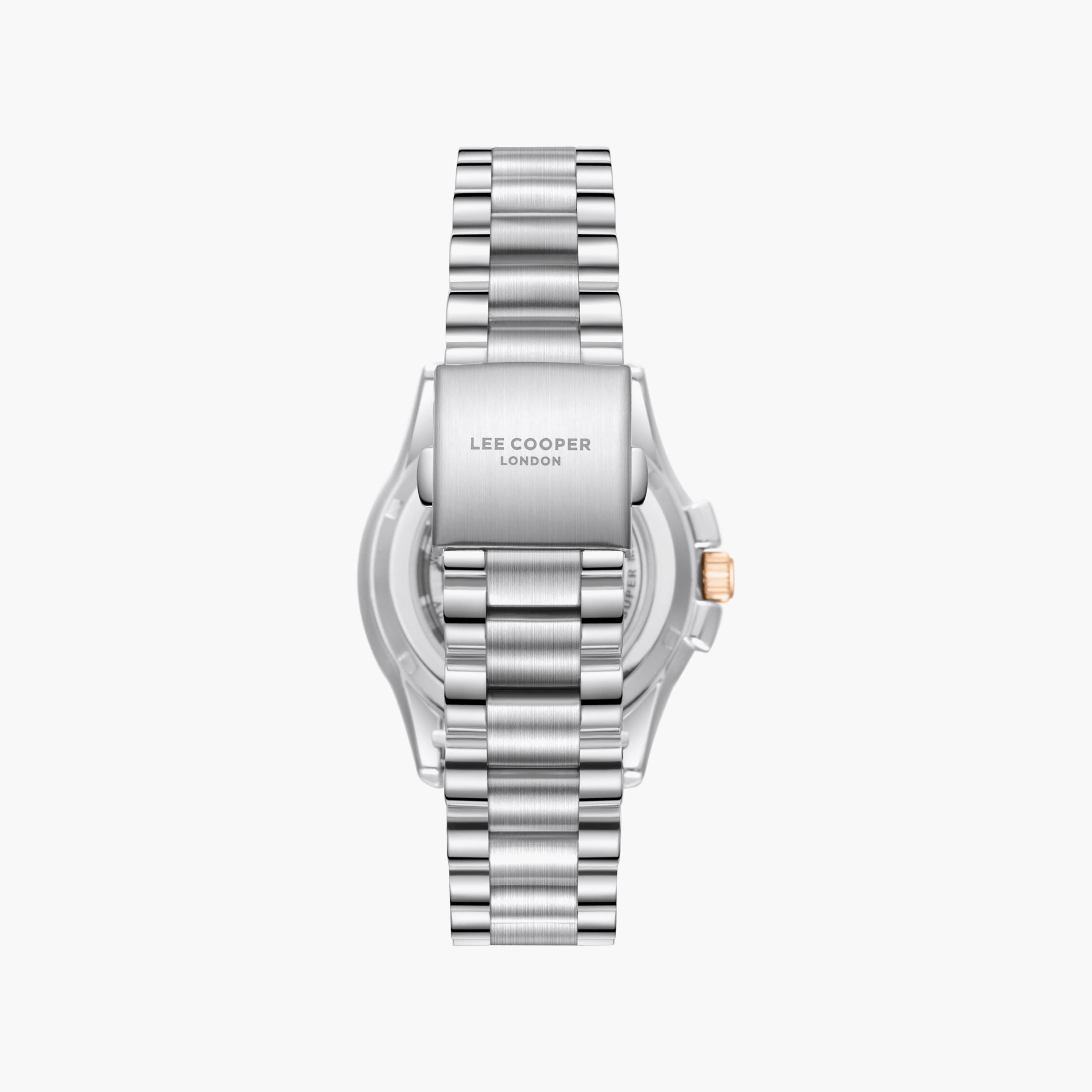 ساعة أوتوماتيك معدن باللون الفضي 45 مم للرجال من لي كوبر | LC08311.590-men-watchesandjewellery-watches-image-5