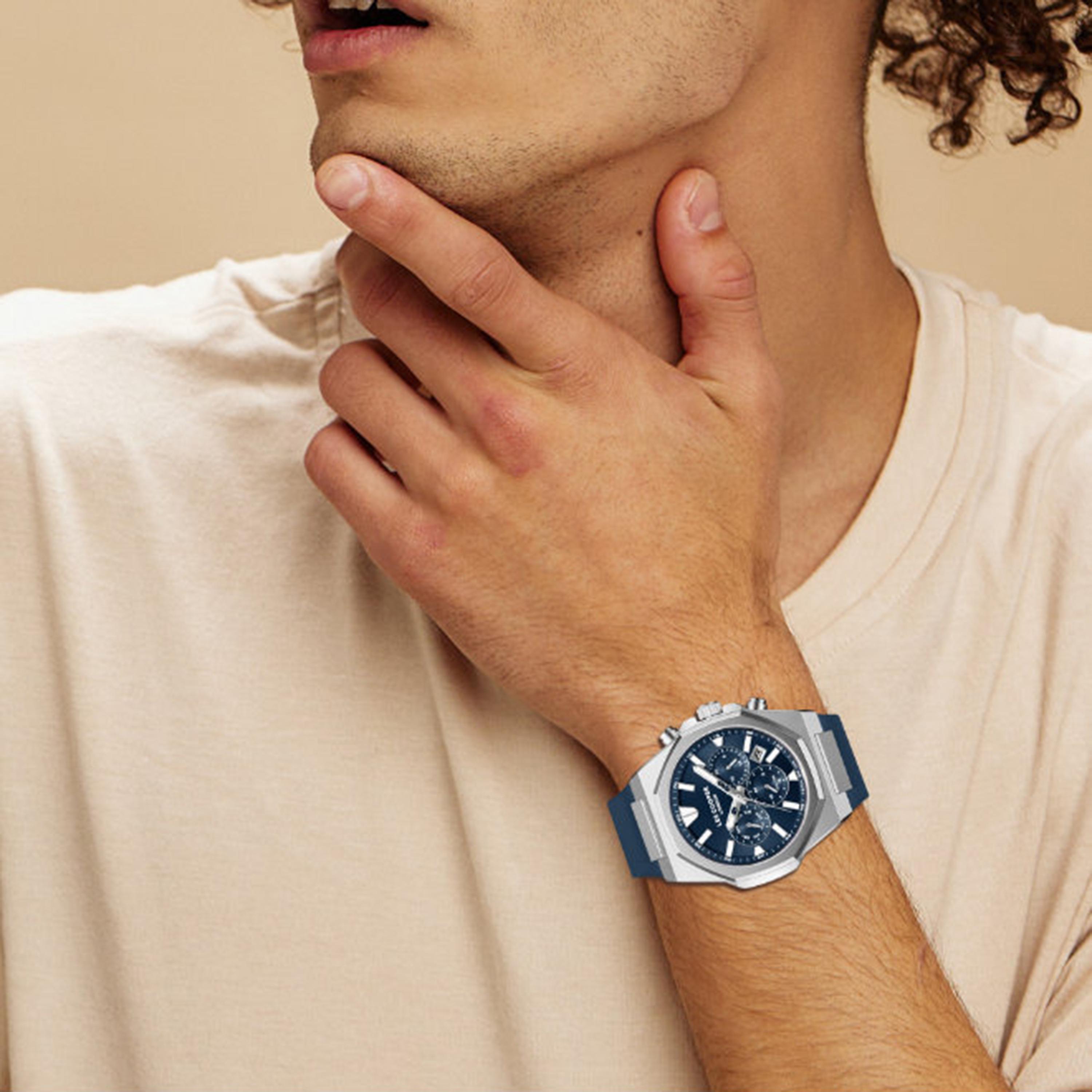 Lee Cooper Men's 45MM Blue Chronograph Silicone Watch | LC08313.399-men-watchesandjewellery-watches-image-2