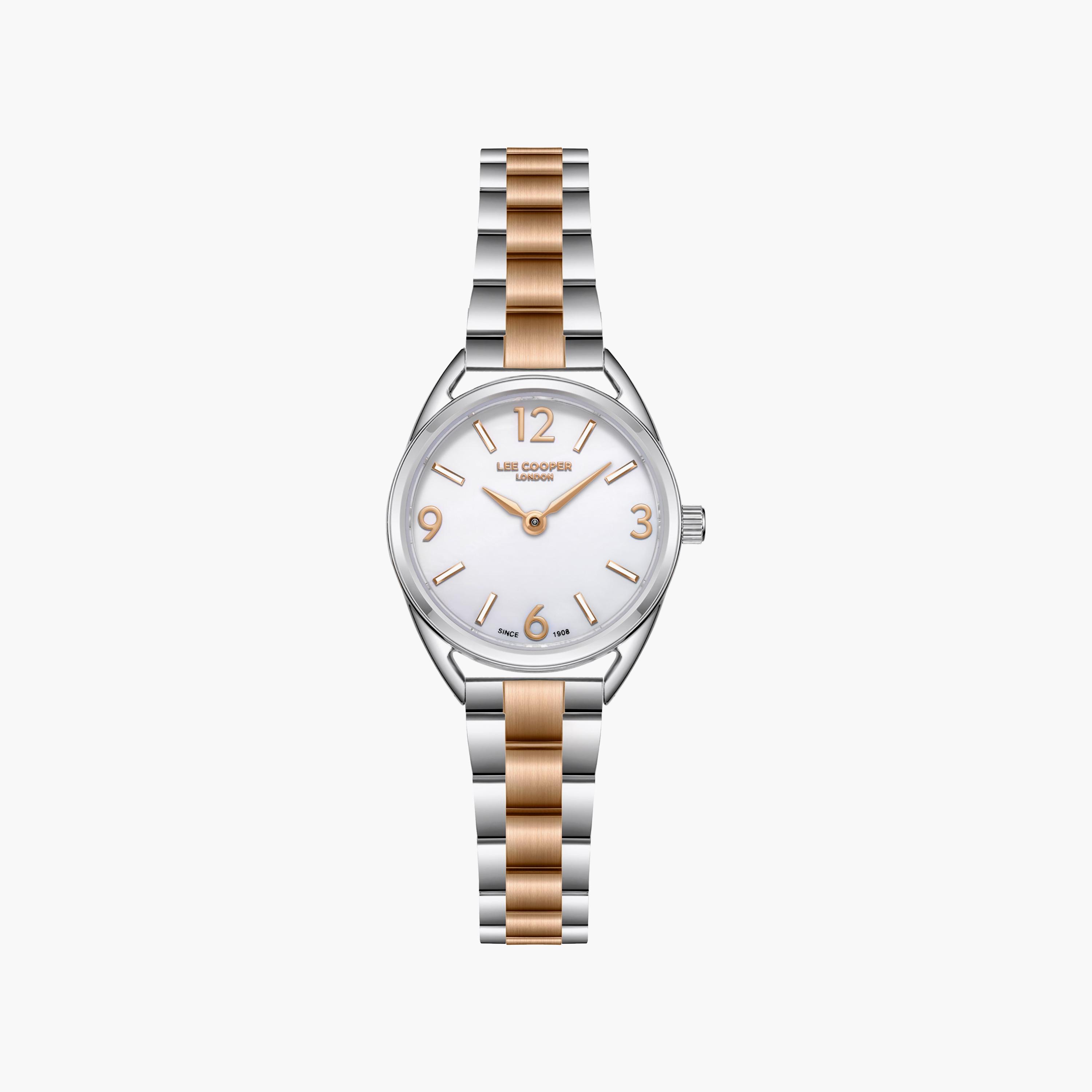 Lee Cooper Women's 26MM Silver & Gold Analog Metal Watch | LC08265.520-women-watchesandjewellery-watches-image-6
