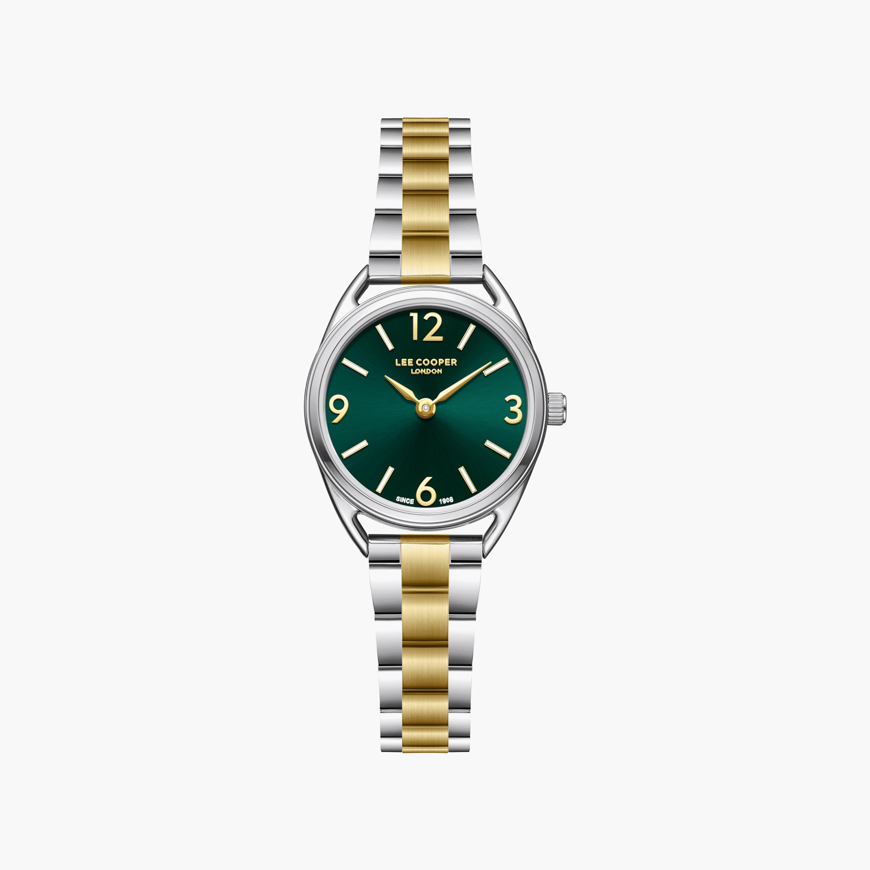 Lee Cooper Women's 26MM Silver & Gold Analog Metal Watch | LC08265.270-women-watchesandjewellery-watches-image-1