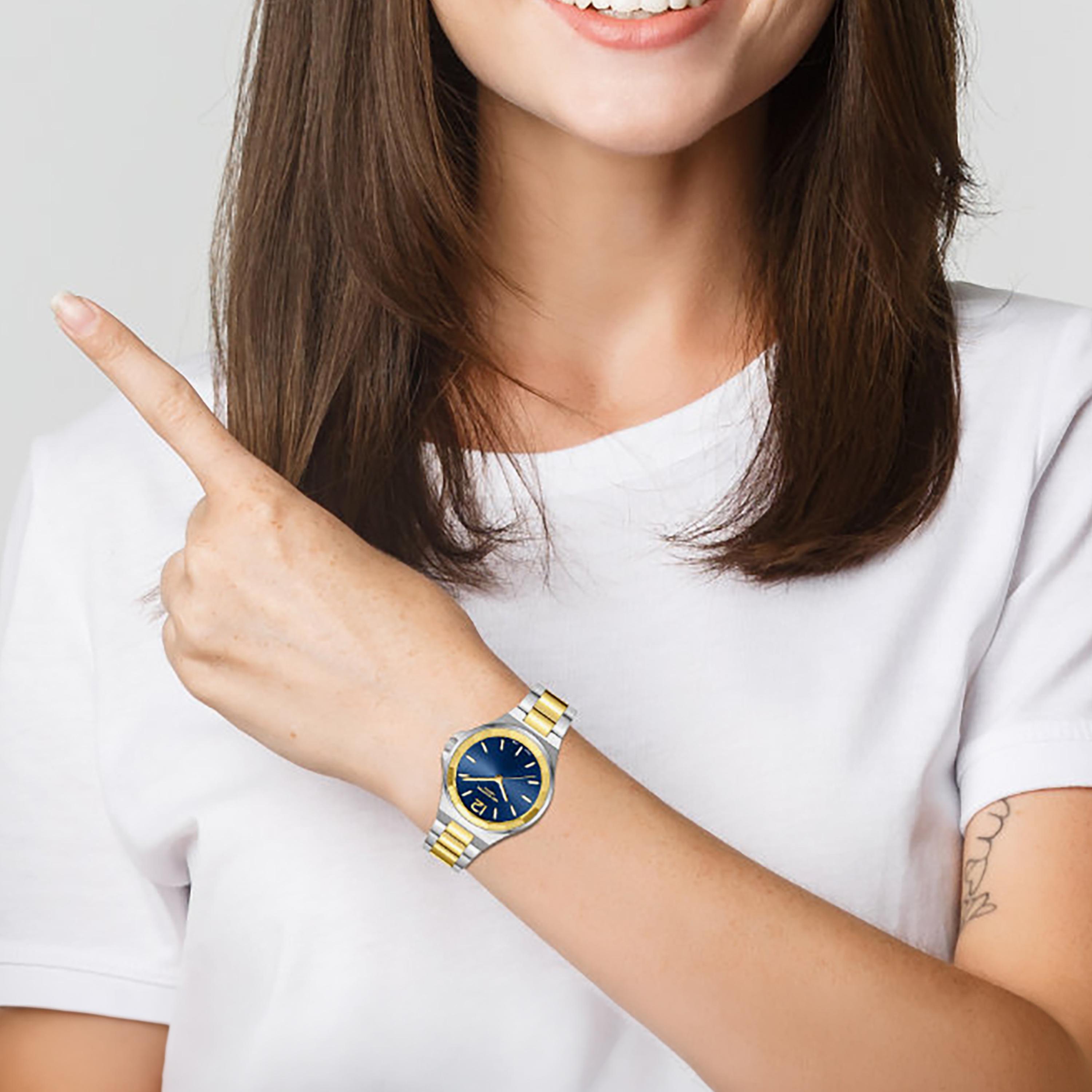 Lee Cooper Women's 32MM Silver & Gold Analog Metal Watch | LC08286.290-women-watchesandjewellery-watches-image-2
