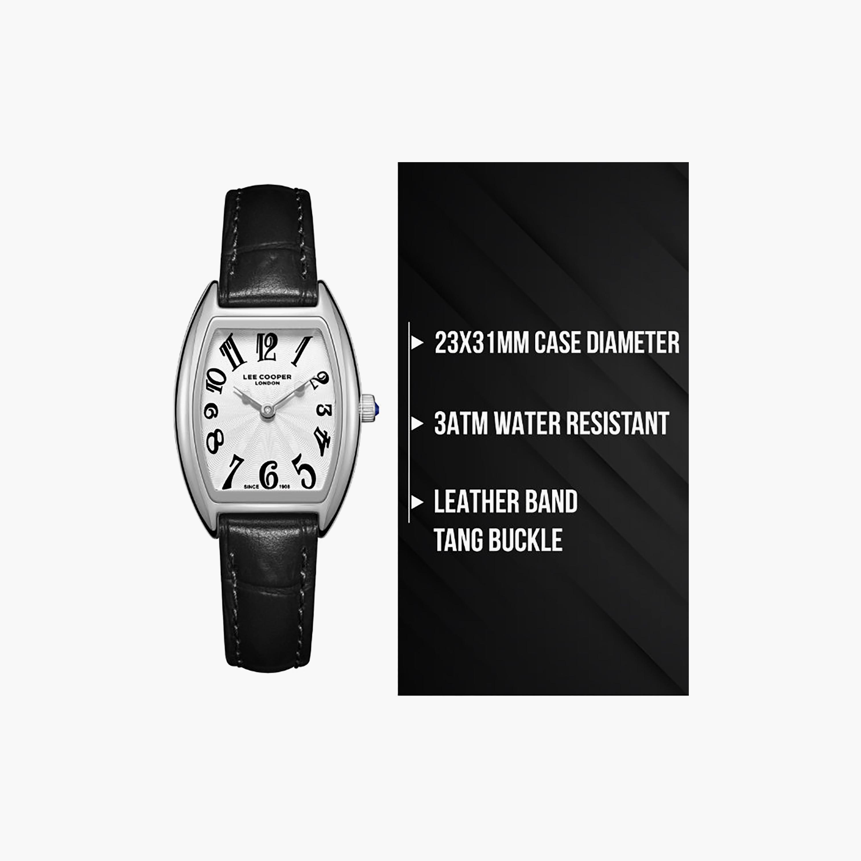 Lee Cooper Women's 23MM Black Analog Leather Watch | LC08315.331-women-watchesandjewellery-watches-image-9
