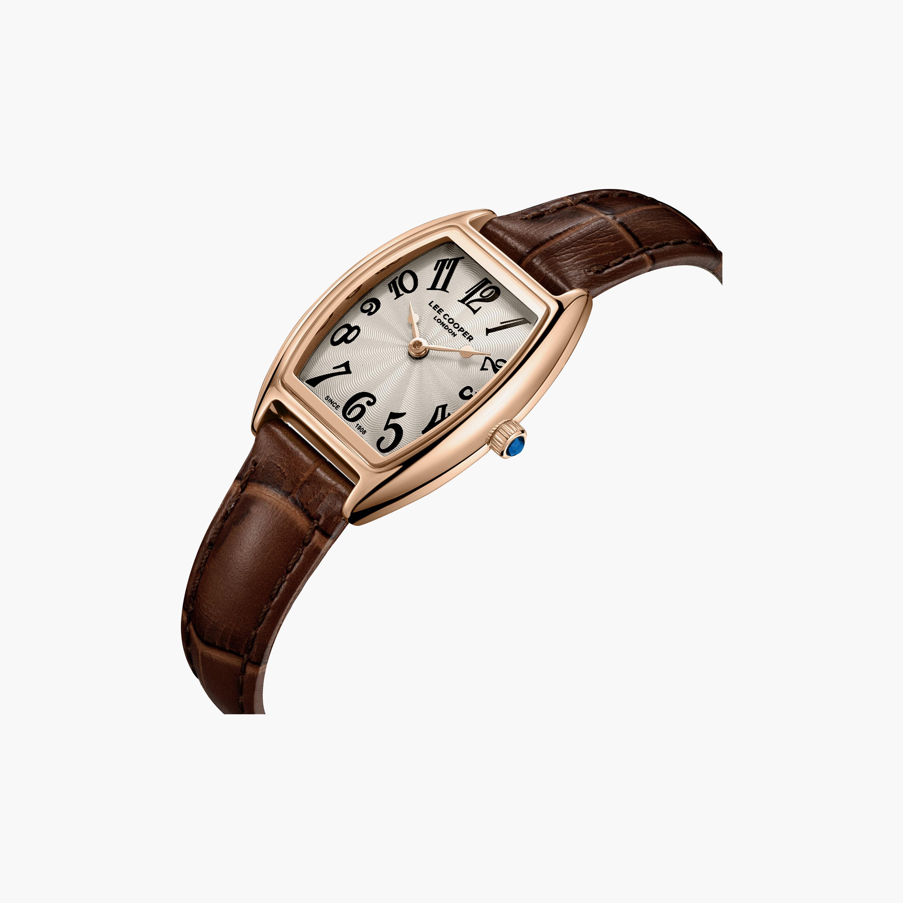 Lee Cooper Women's 23MM Brown Analog Leather Watch | LC08315.462-women-watchesandjewellery-watches-image-3