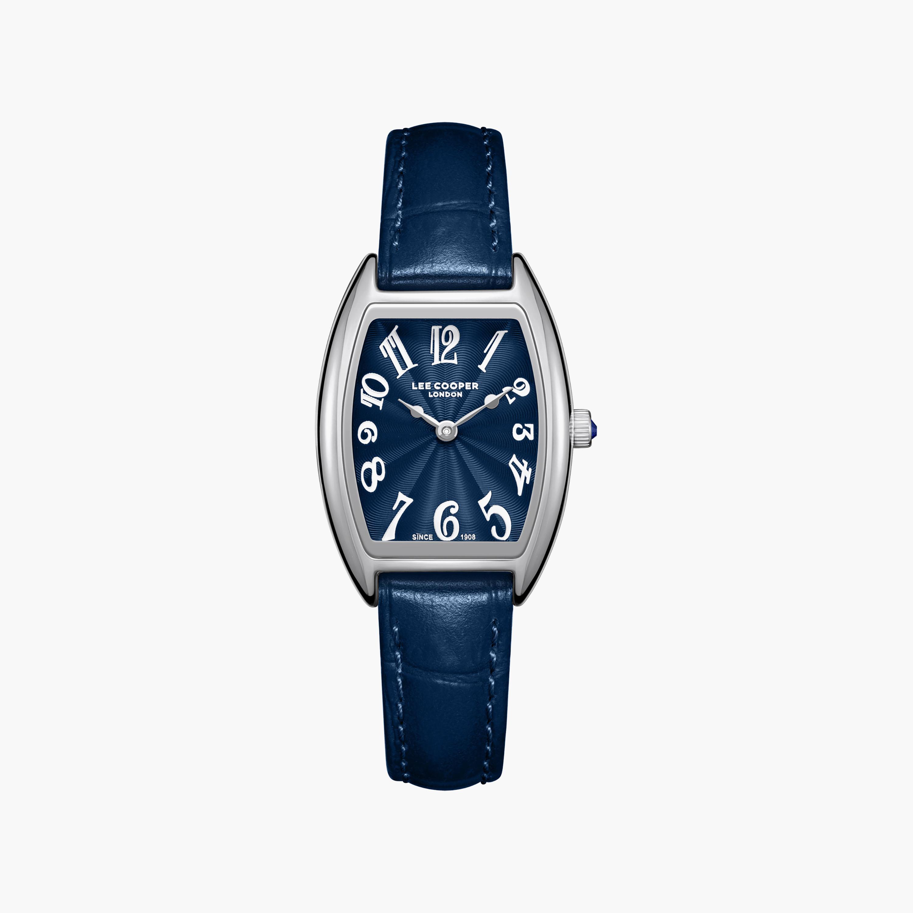 Lee Cooper Women's 23MM Blue Analog Leather Watch | LC08315.399-women-watchesandjewellery-watches-image-1