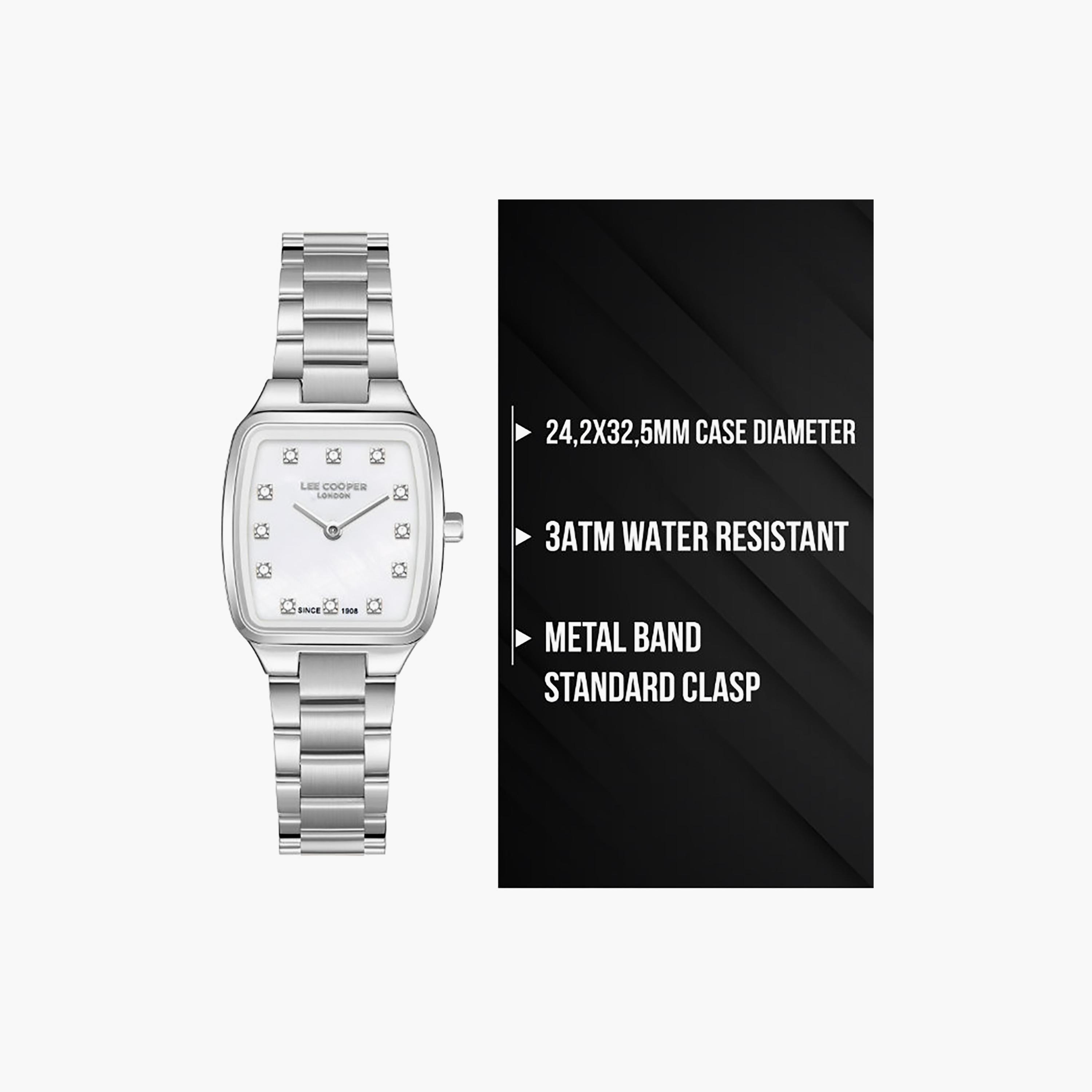 Lee Cooper Women's 24MM Silver Analog Metal Watch | LC08266.320-women-watchesandjewellery-watches-image-9