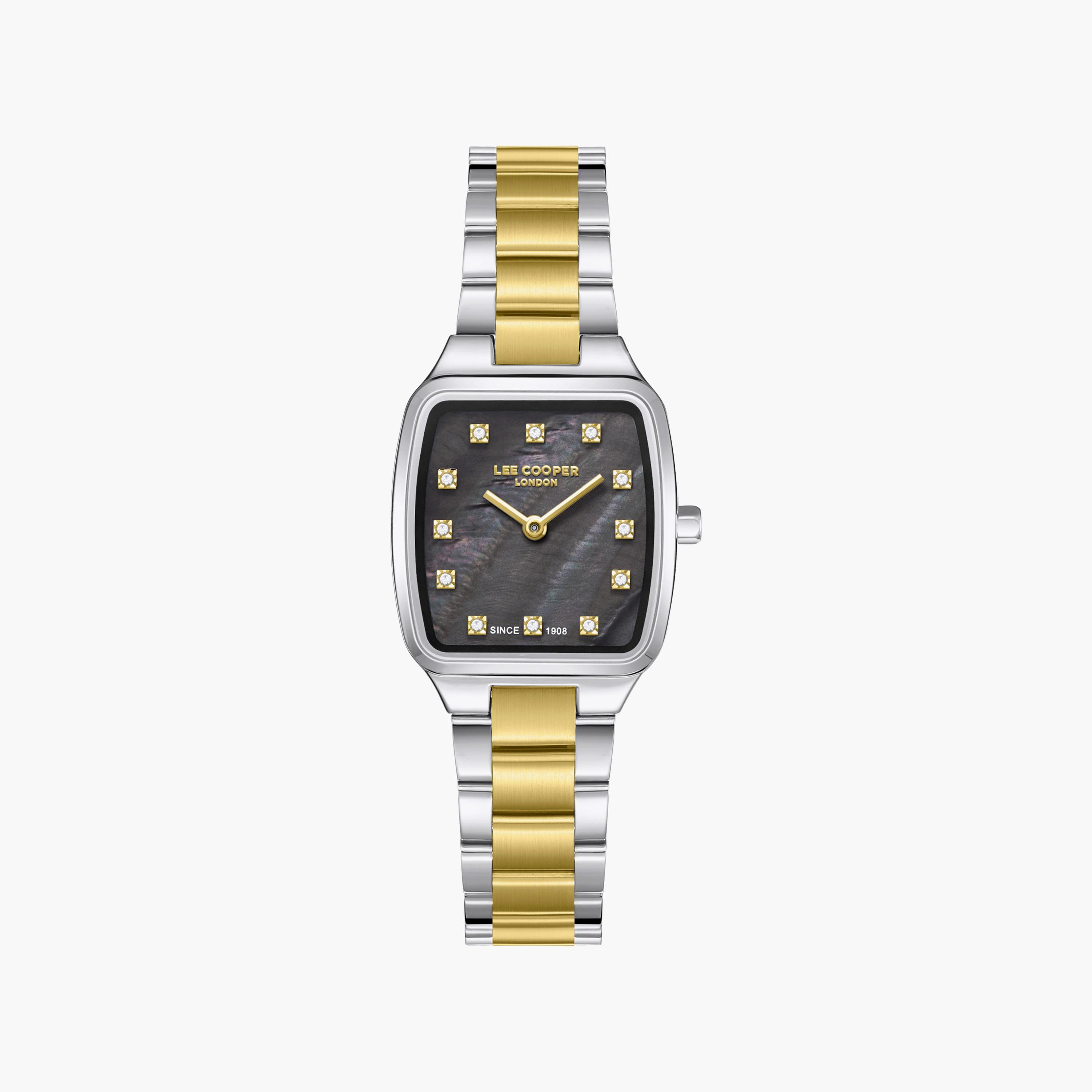 Lee Cooper Women's 24MM Silver & Gold Analog Metal Watch | LC08266.250-women-watchesandjewellery-watches-image-1