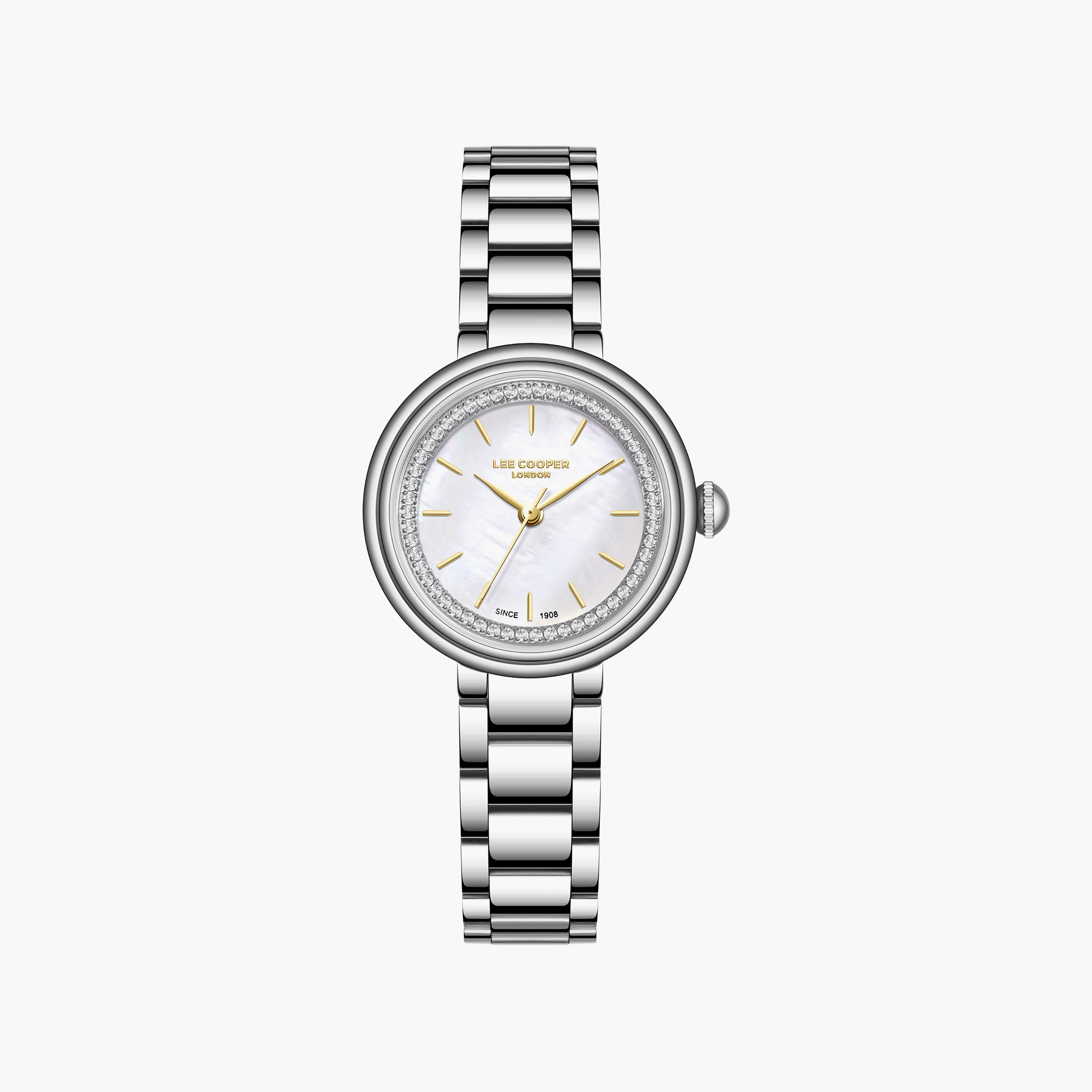 Lee Cooper Women's 29MM Silver Analog Metal Watch | LC08279.320-women-watchesandjewellery-watches-image-1