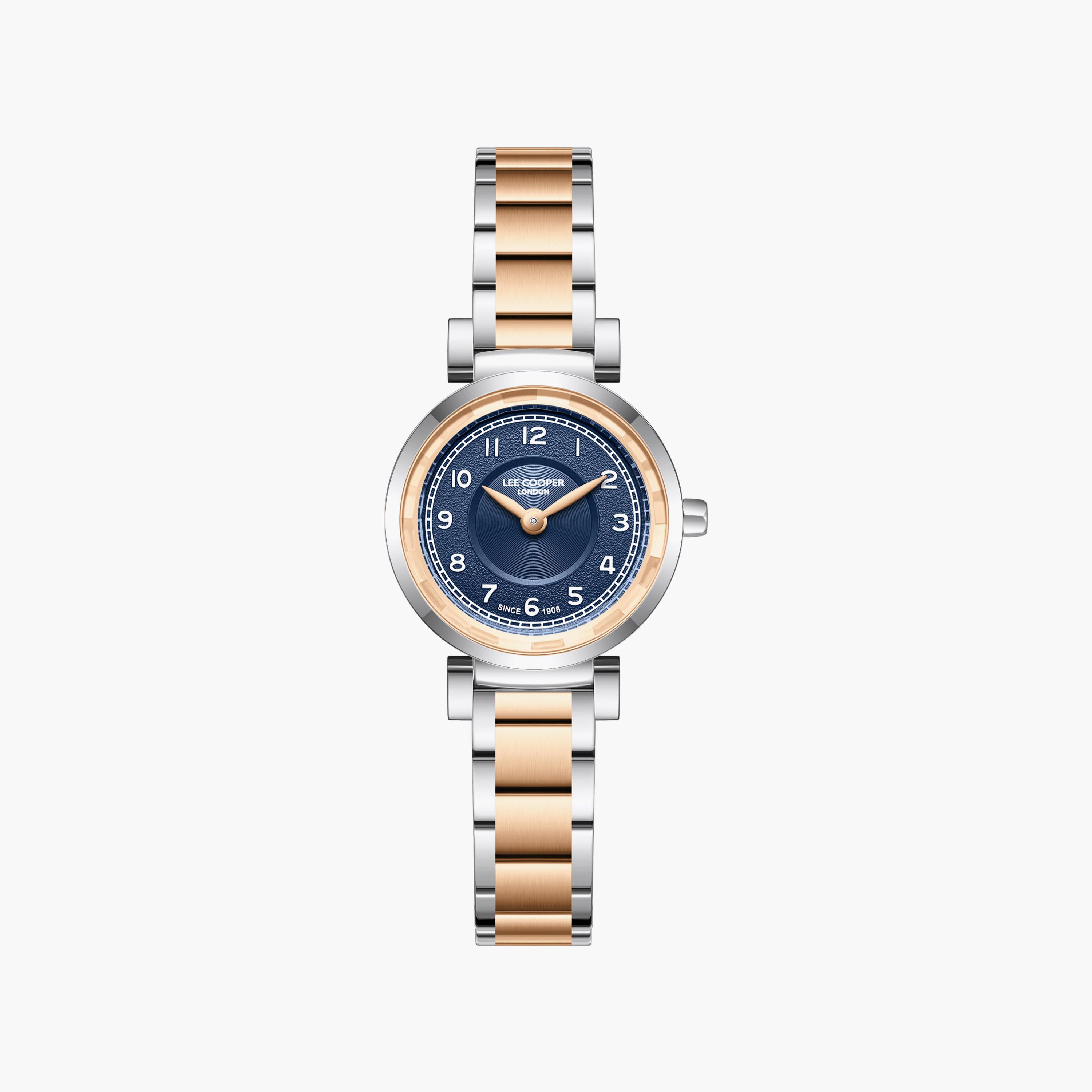 Lee Cooper Women's 24.5MM Silver & Gold Analog Metal Watch | LC08270.590-women-watchesandjewellery-watches-image-1