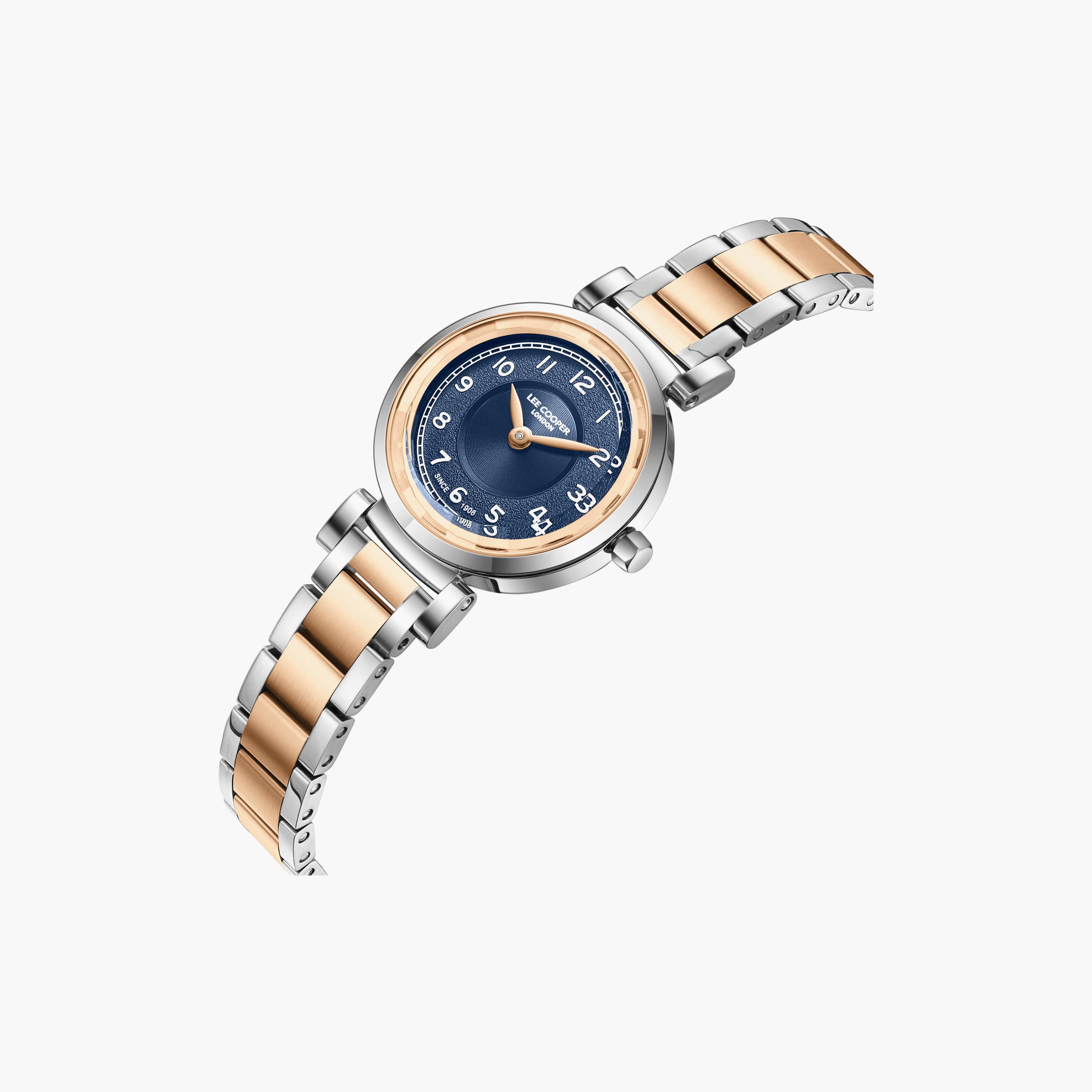 Lee Cooper Women's 24.5MM Silver & Gold Analog Metal Watch | LC08270.590-women-watchesandjewellery-watches-image-3