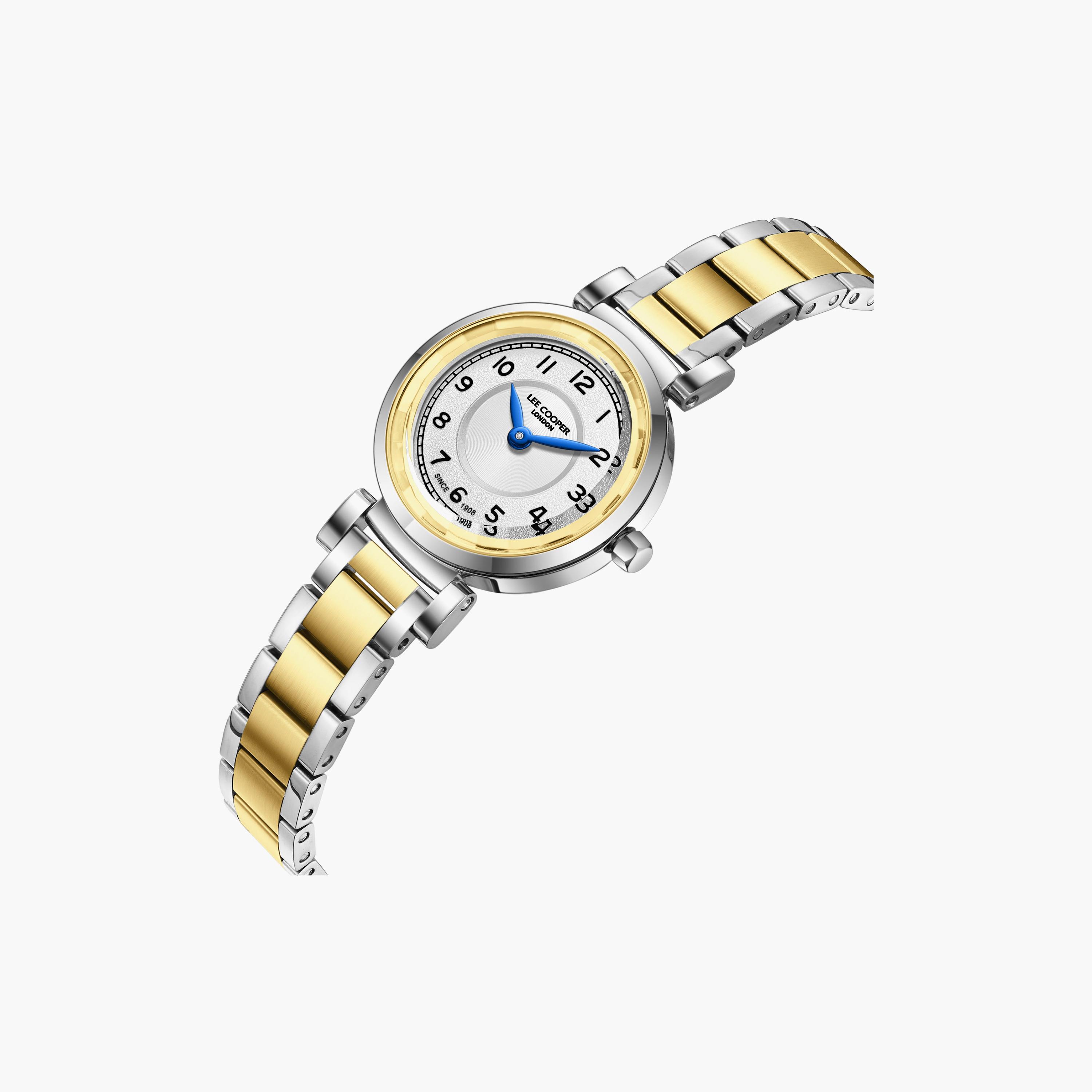 Lee Cooper Women's 24.5MM Silver & Gold Analog Metal Watch | LC08270.230-women-watchesandjewellery-watches-image-2