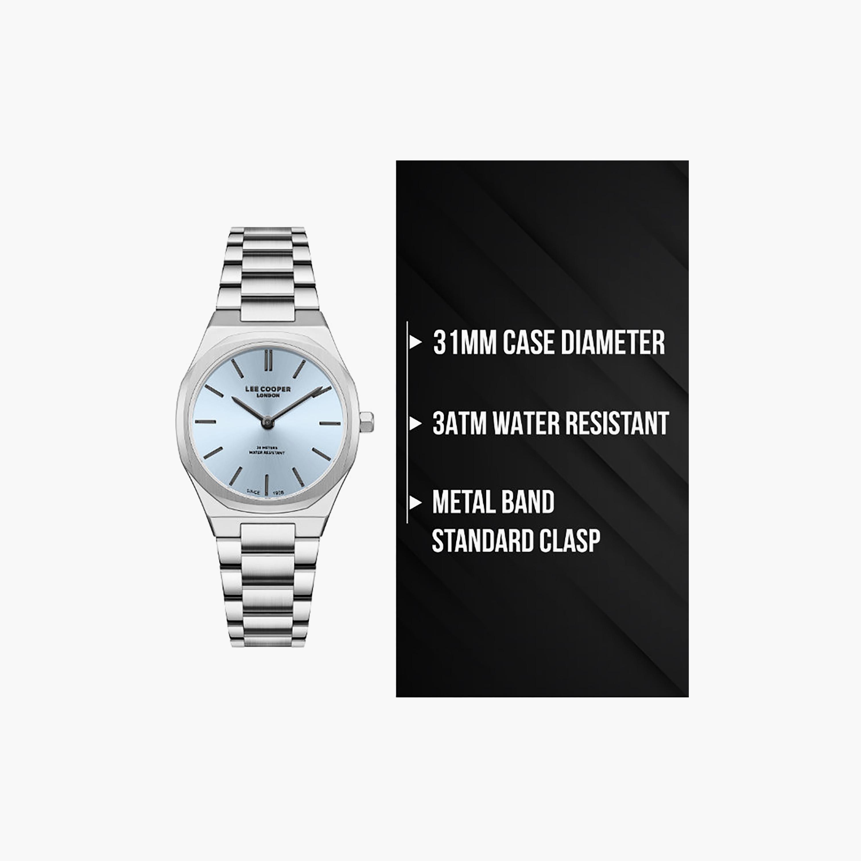Lee Cooper Women's 31MM Silver Analog Metal Watch | LC08276.300-women-watchesandjewellery-watches-image-9