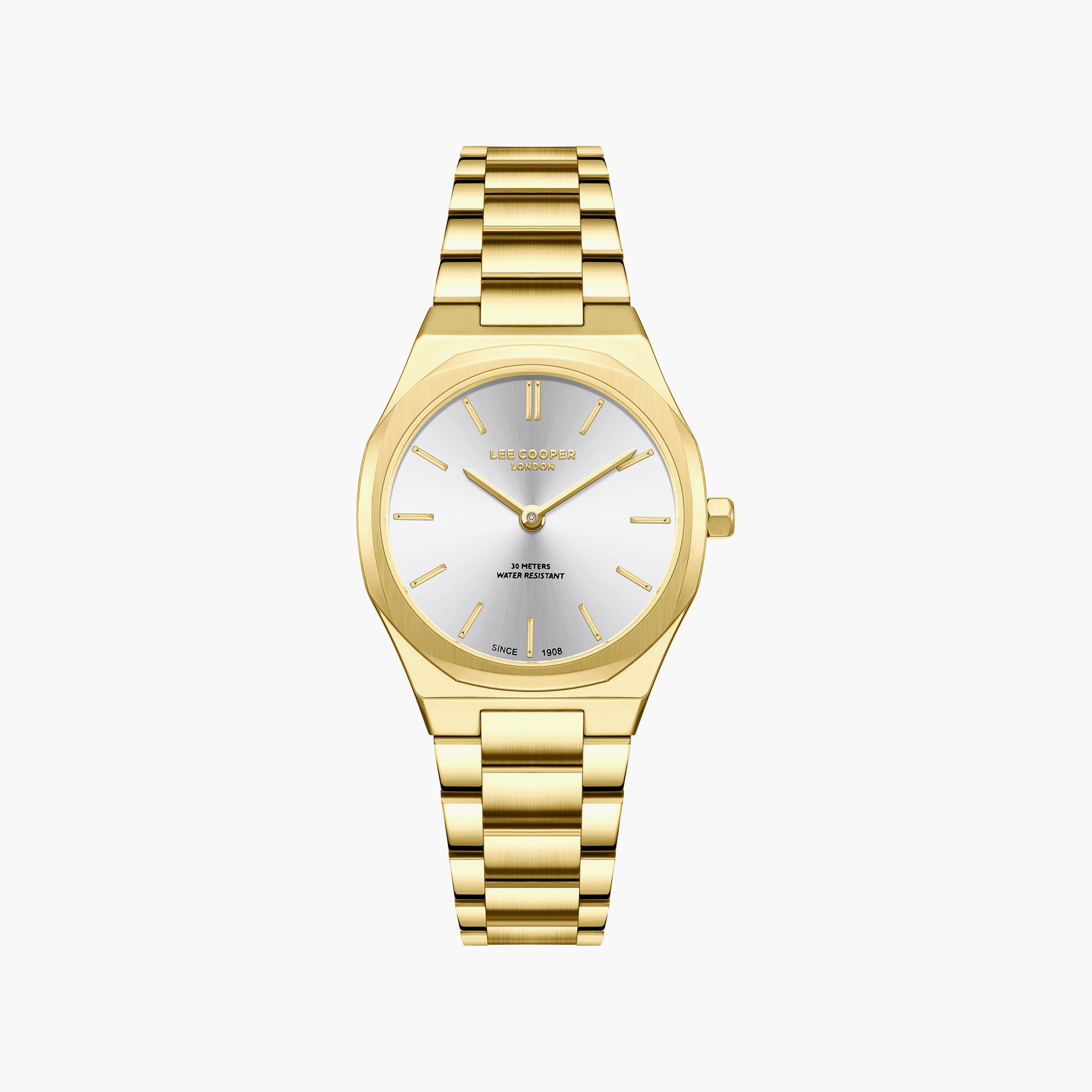 Lee Cooper Women's 31MM Gold Analog Metal Watch | LC08276.130-women-watchesandjewellery-watches-image-1