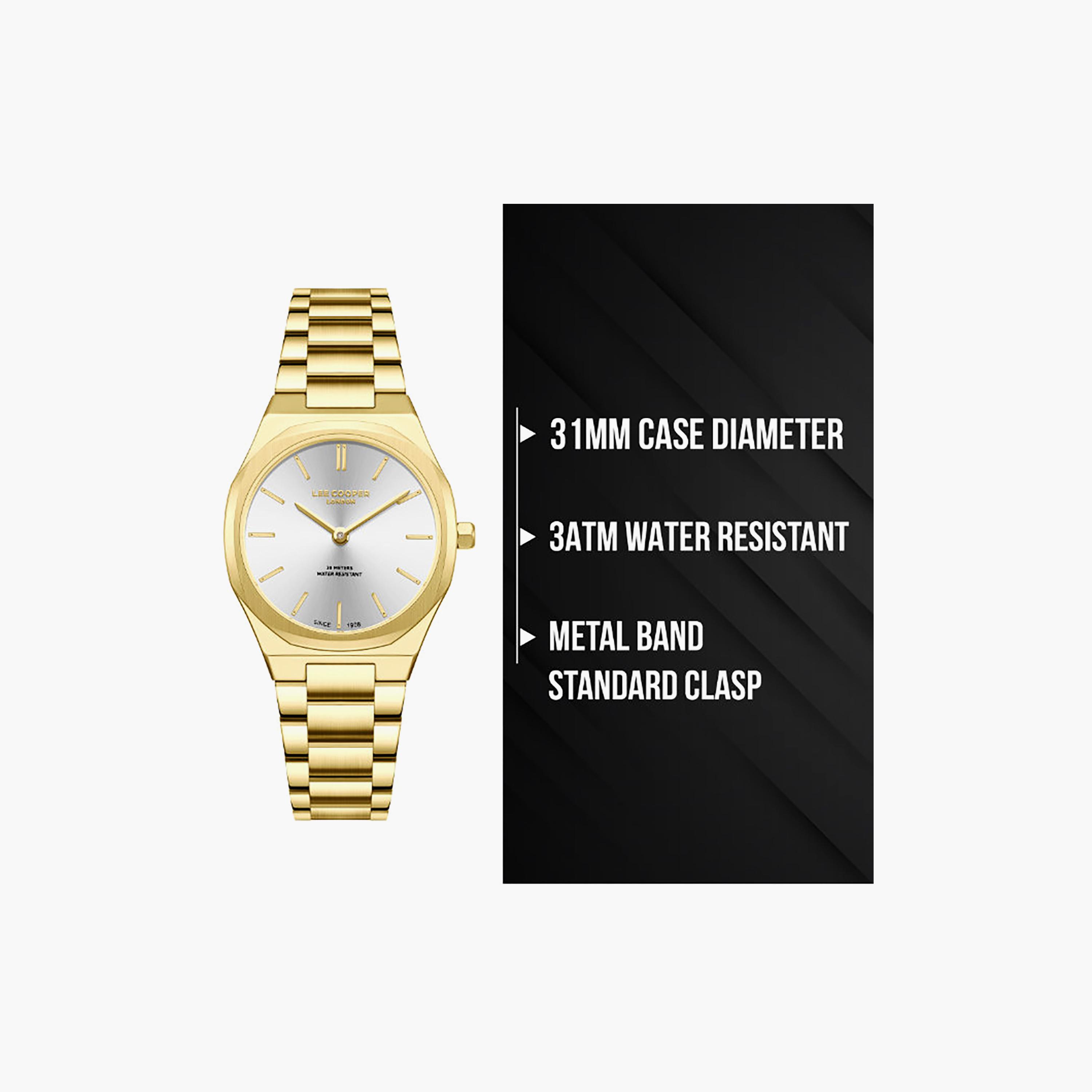 Lee Cooper Women's 31MM Gold Analog Metal Watch | LC08276.130-women-watchesandjewellery-watches-image-9
