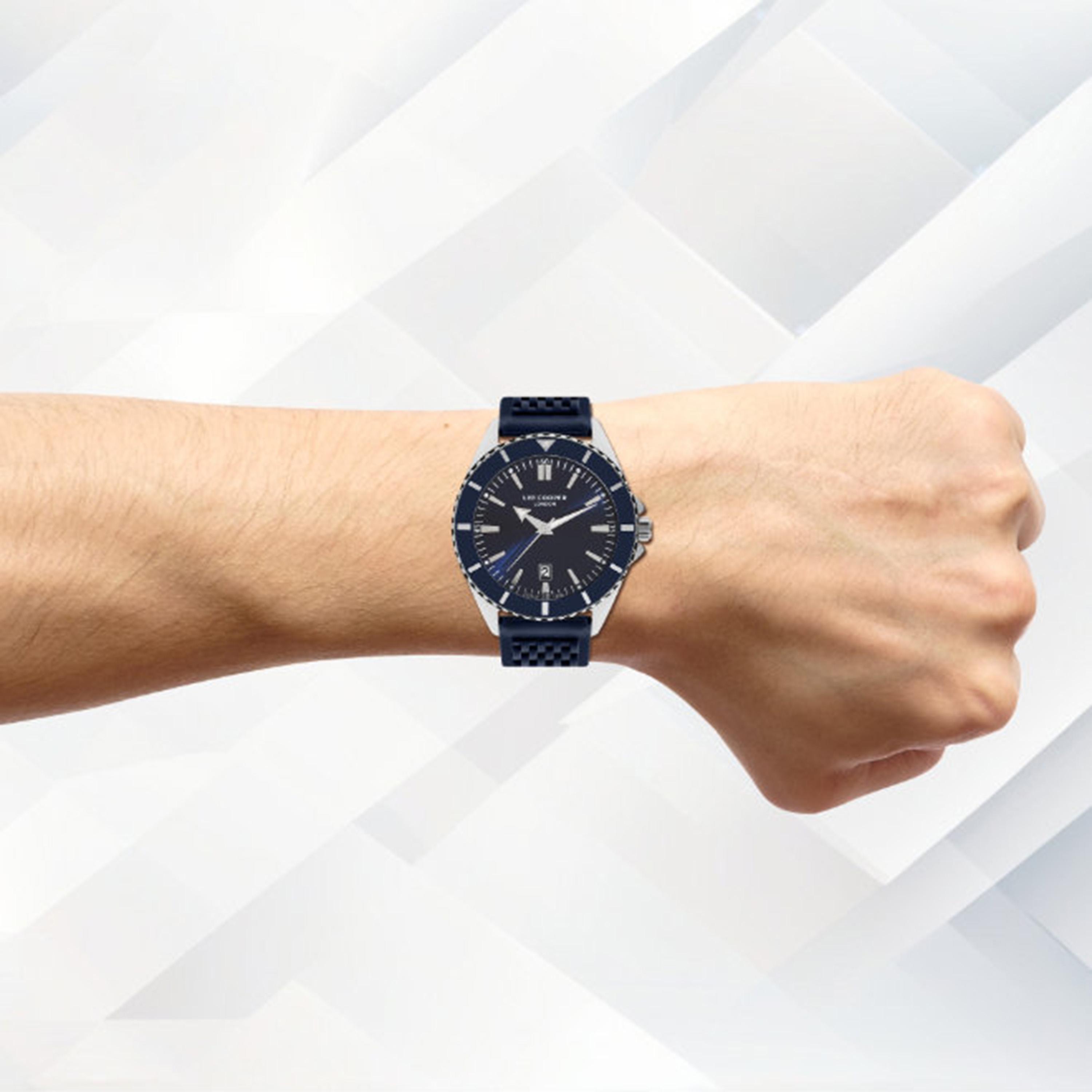 Lee Cooper Men's 45MM DARK BLUE Analog SILICONE Watch | LC07361.399-men-watchesandjewellery-watches-image-6