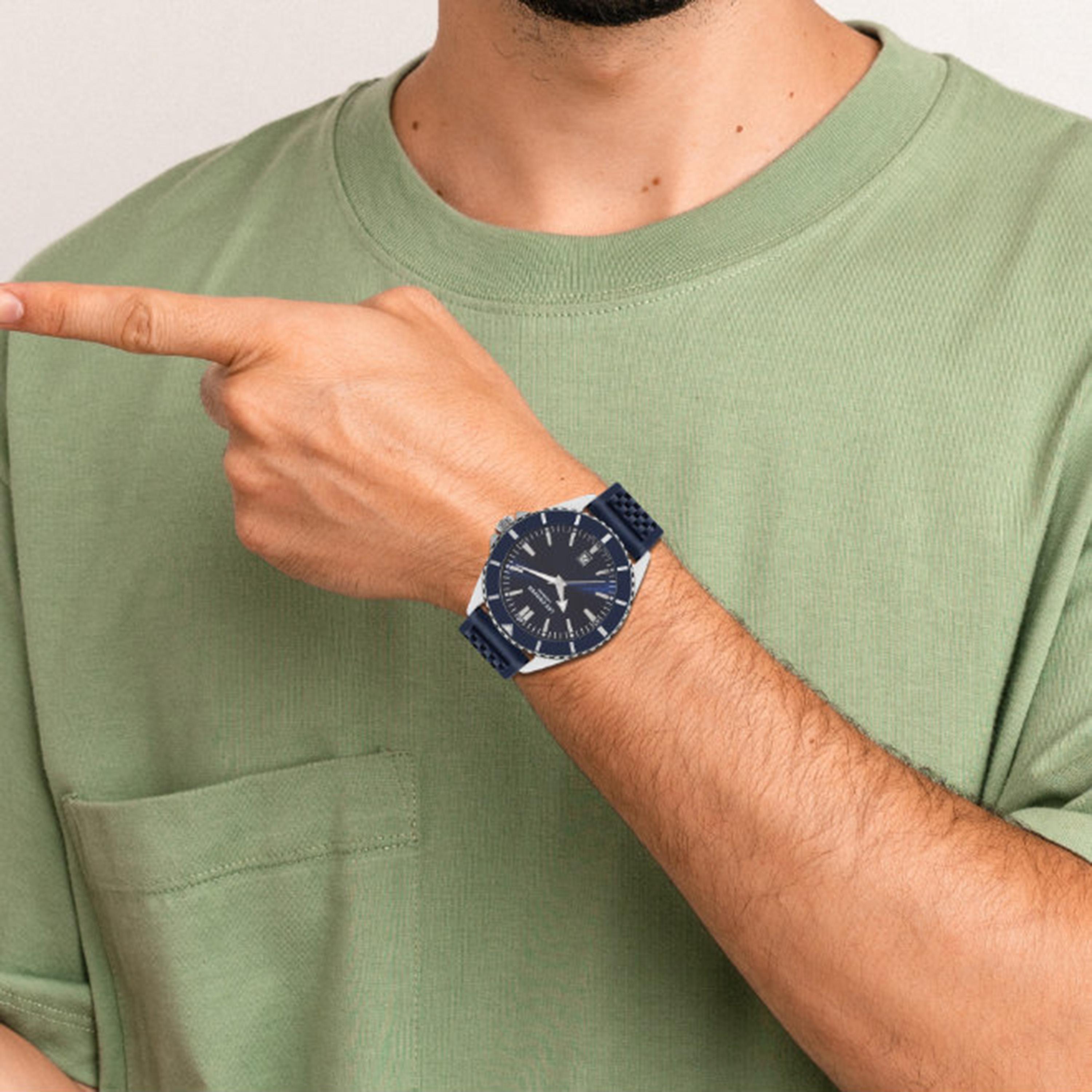 Lee Cooper Men's 45MM DARK BLUE Analog SILICONE Watch | LC07361.399-men-watchesandjewellery-watches-image-7