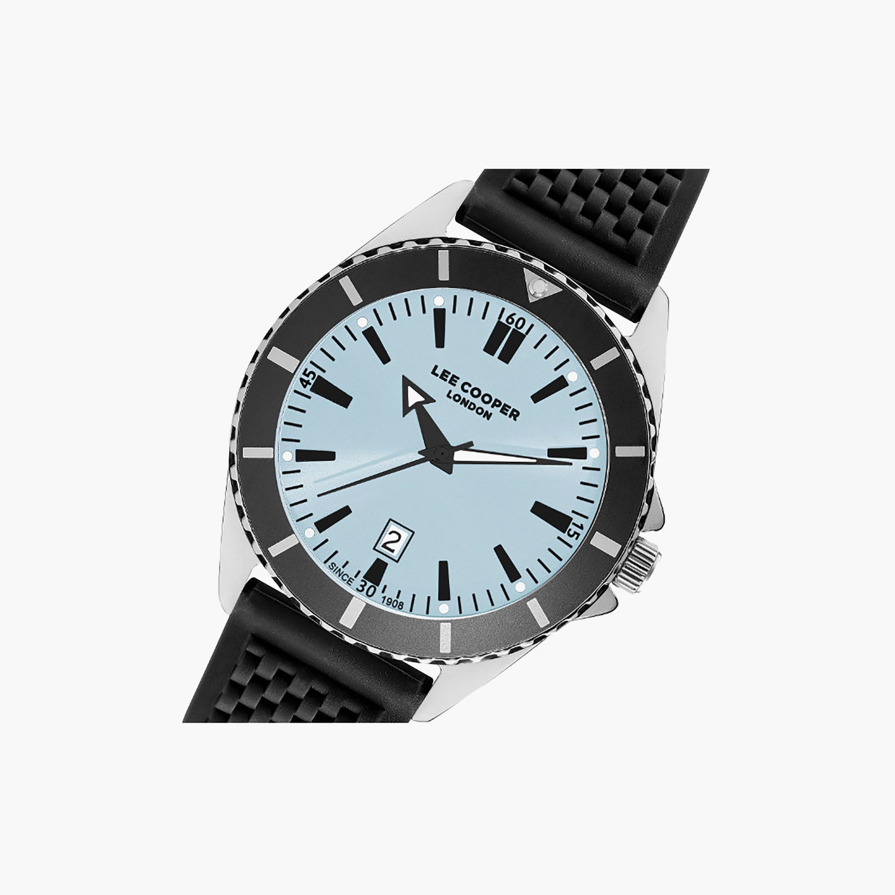 Lee Cooper Men's 45MM BLUE Analog SILICONE Watch | LC07361.301-men-watchesandjewellery-watches-image-2