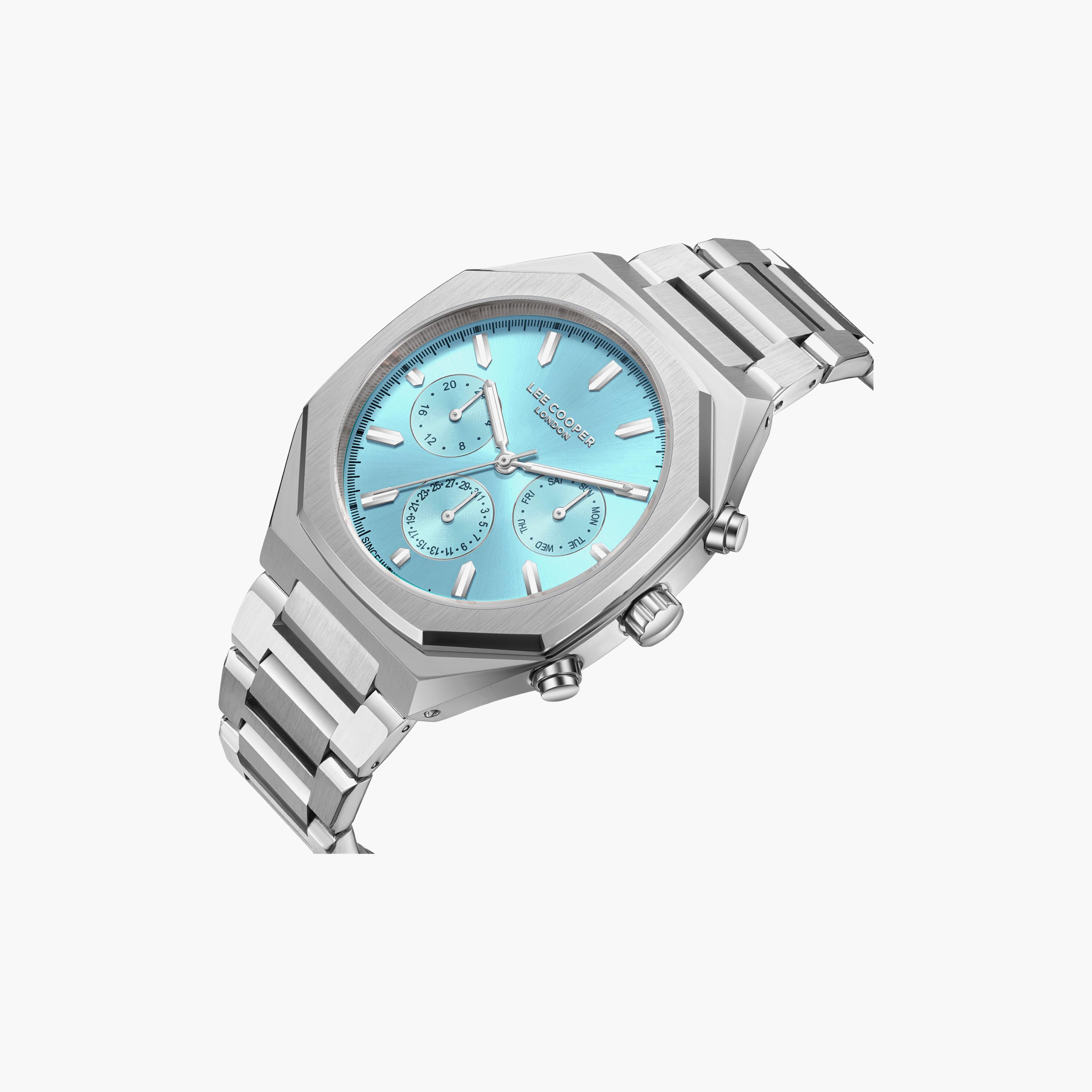 Lee Cooper Men's 43MM Silver Chronograph Metal Watch | LC08045.301-men-watchesandjewellery-watches-image-2