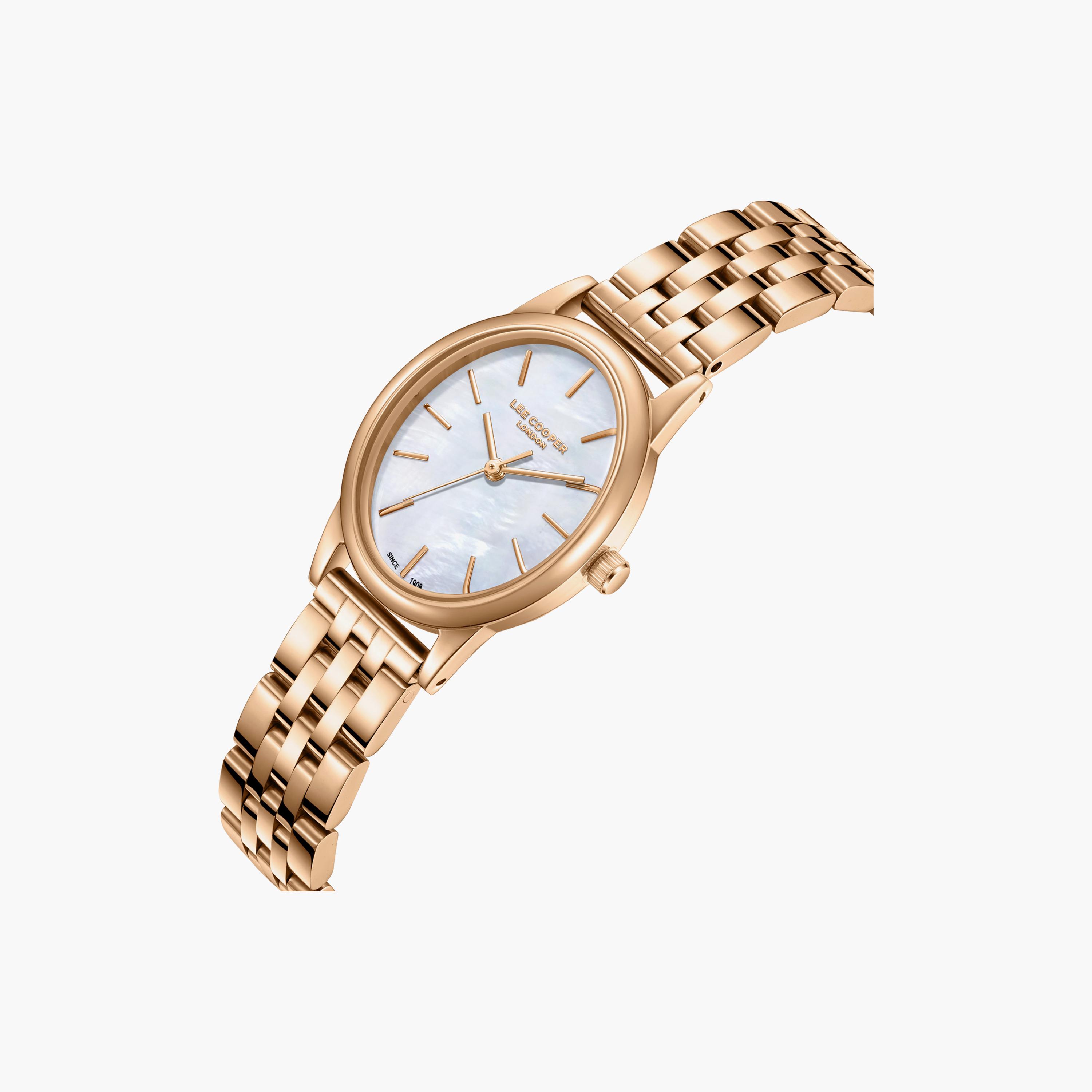 Lee Cooper Women's 24MM Rose Gold Analog Metal Watch | LC08319.420-women-watchesandjewellery-watches-image-2