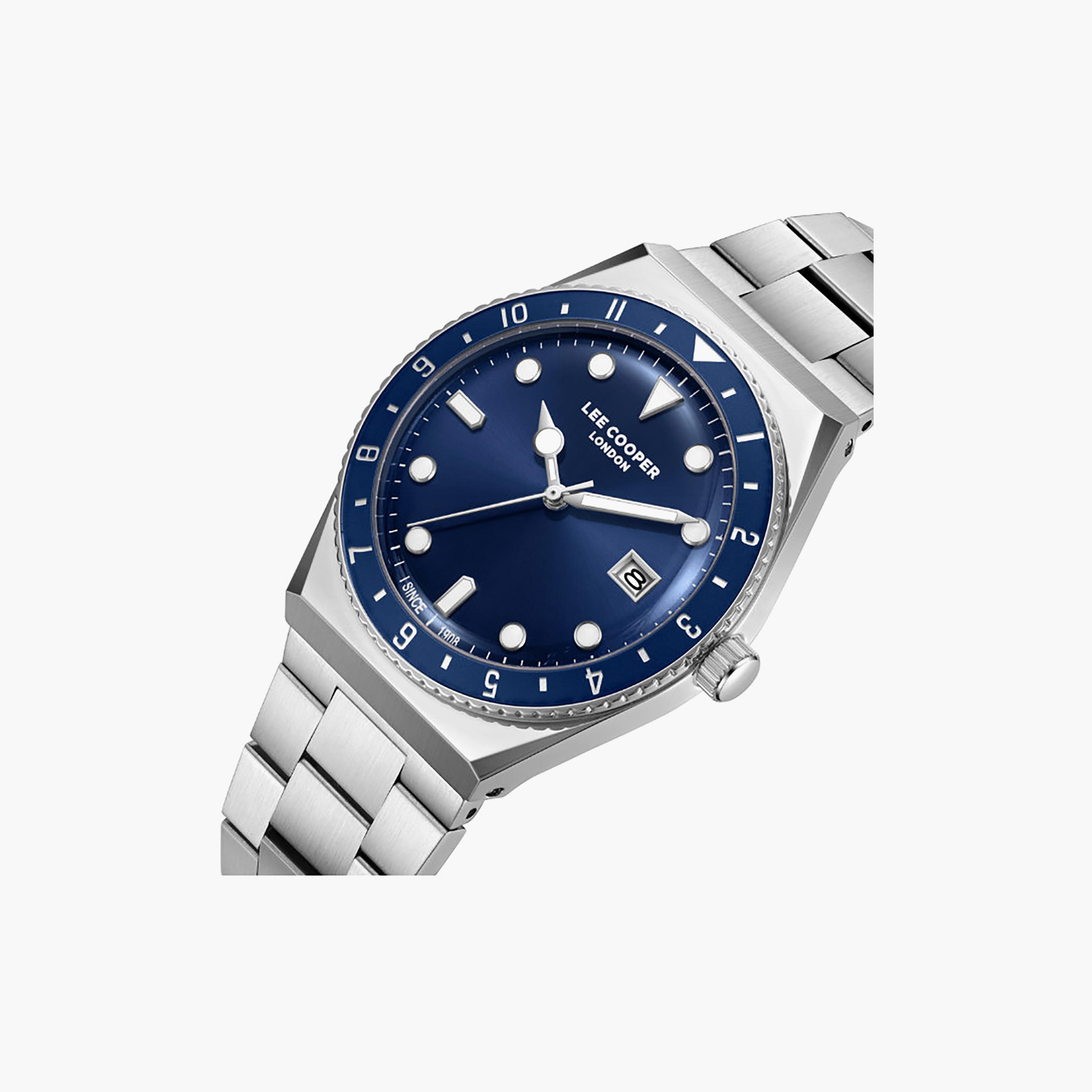 Lee Cooper Men's 40MM Silver Analog Metal Watch | LC08284.390-men-watchesandjewellery-watches-image-6
