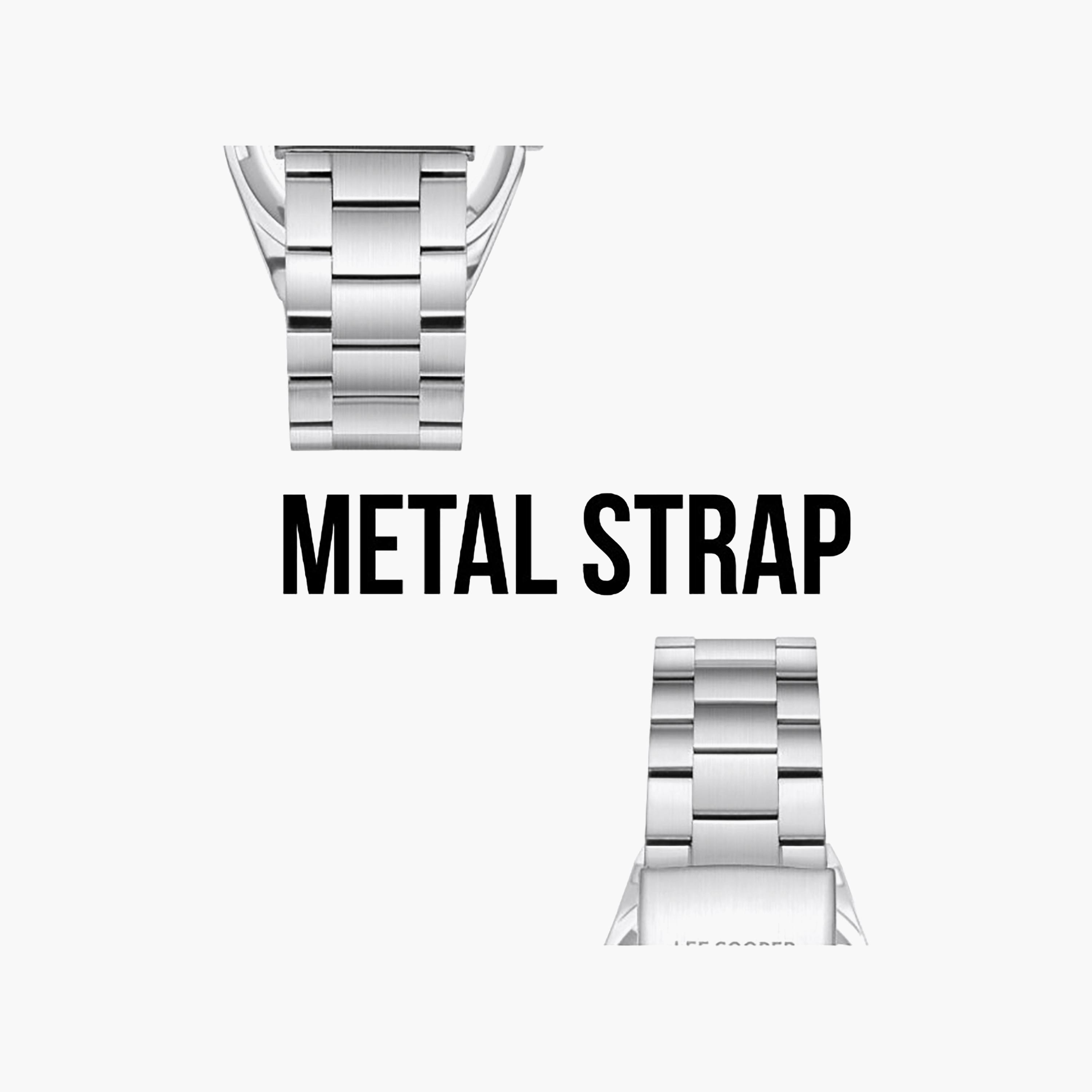 Lee Cooper Men's 40MM Silver Analog Metal Watch | LC08284.390-men-watchesandjewellery-watches-image-7