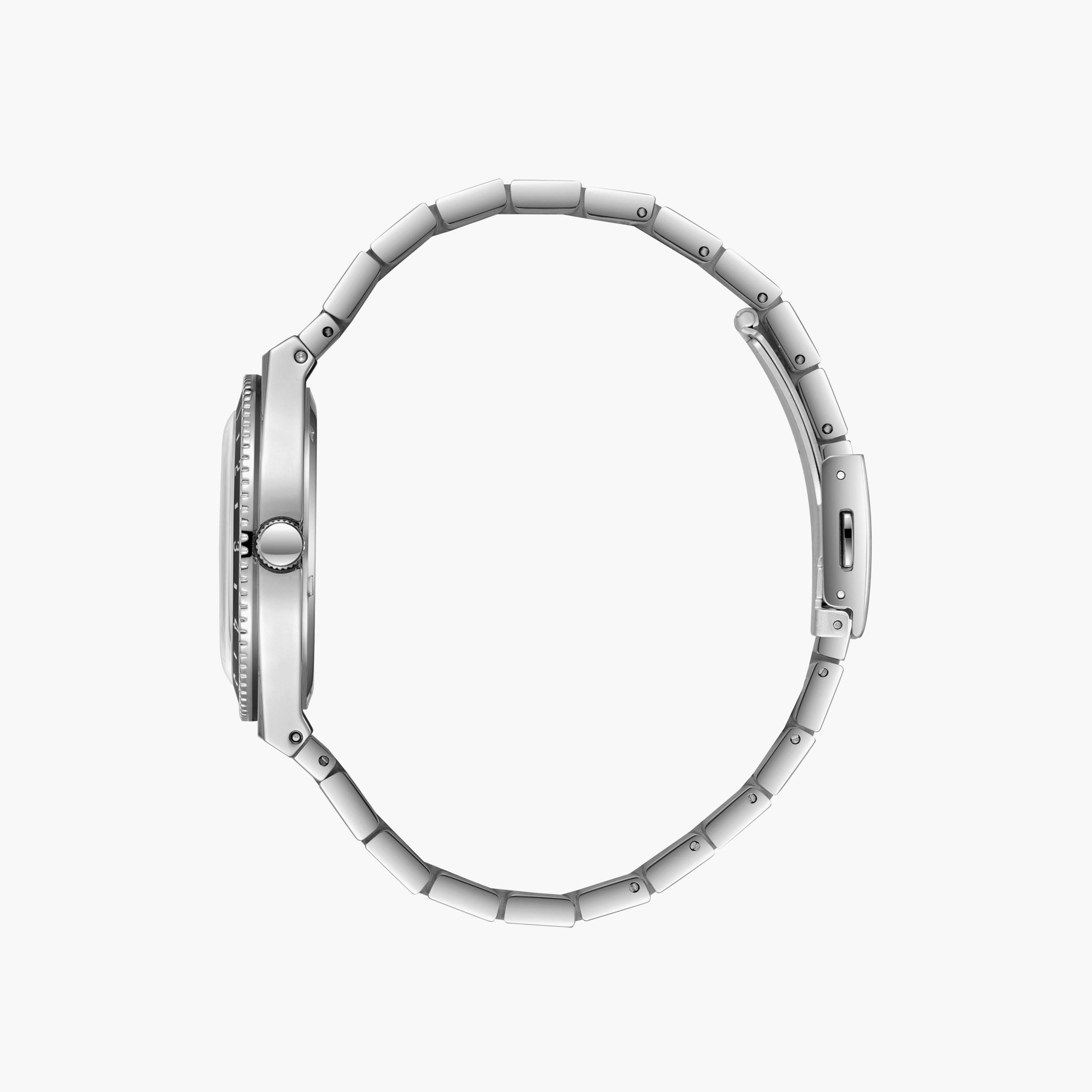ساعة أنالوج معدن باللون الفضي 40 مم للرجال من لي كوبر | LC08284.300-men-watchesandjewellery-watches-image-4