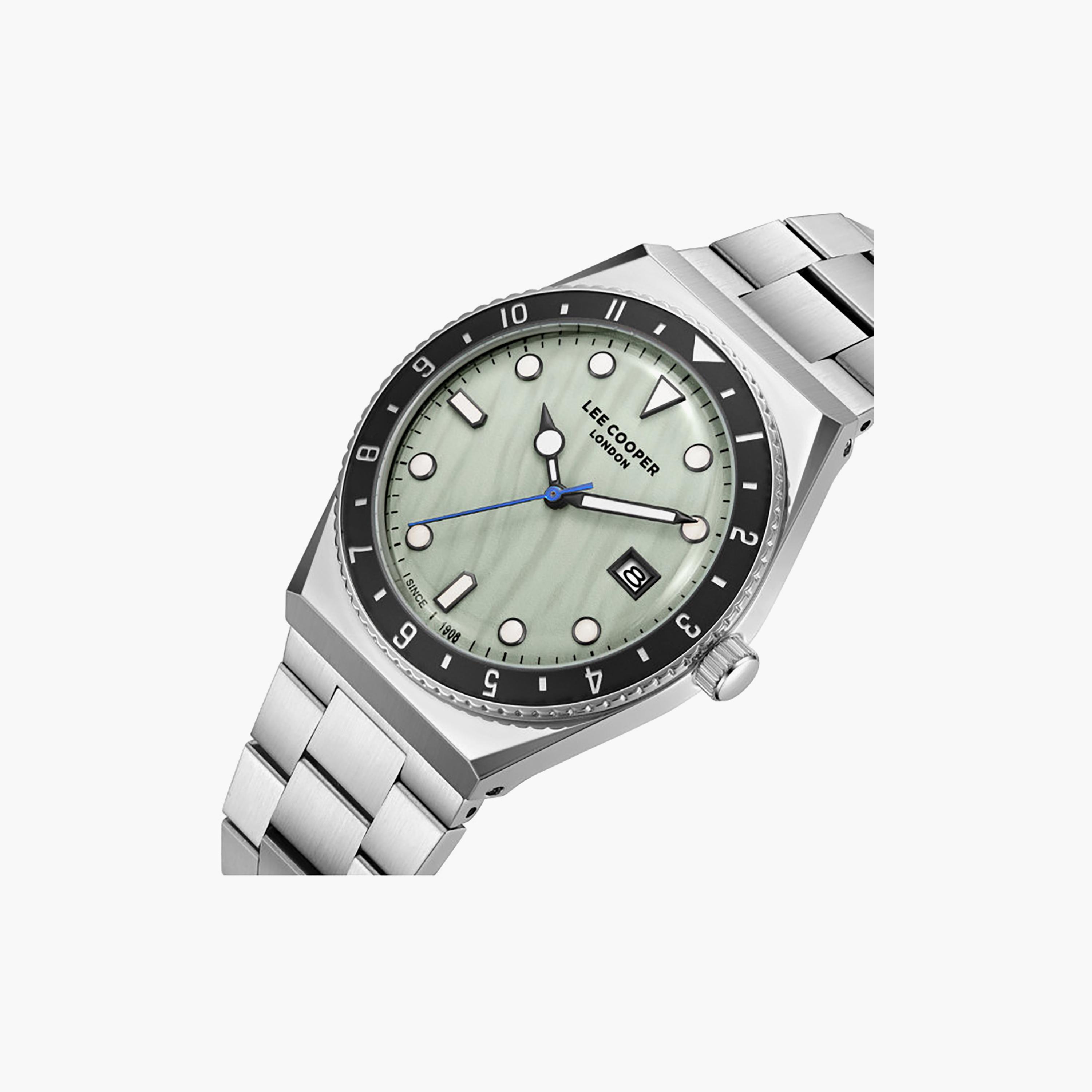 ساعة أنالوج معدن باللون الفضي 40 مم للرجال من لي كوبر | LC08284.300-men-watchesandjewellery-watches-image-6