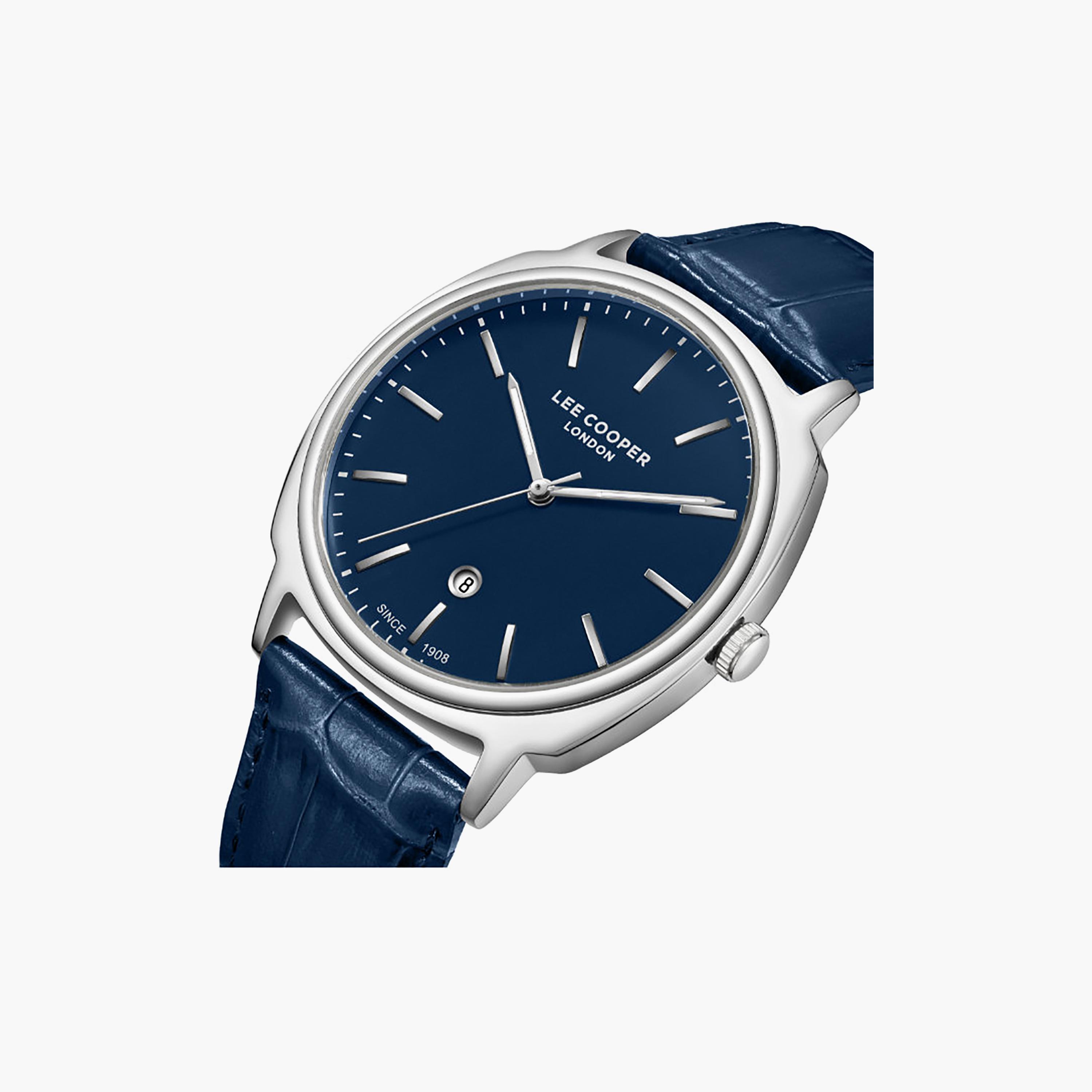 Lee Cooper Men's 41MM Blue Analog Leather Watch | LC08248.399-men-watchesandjewellery-watches-image-6