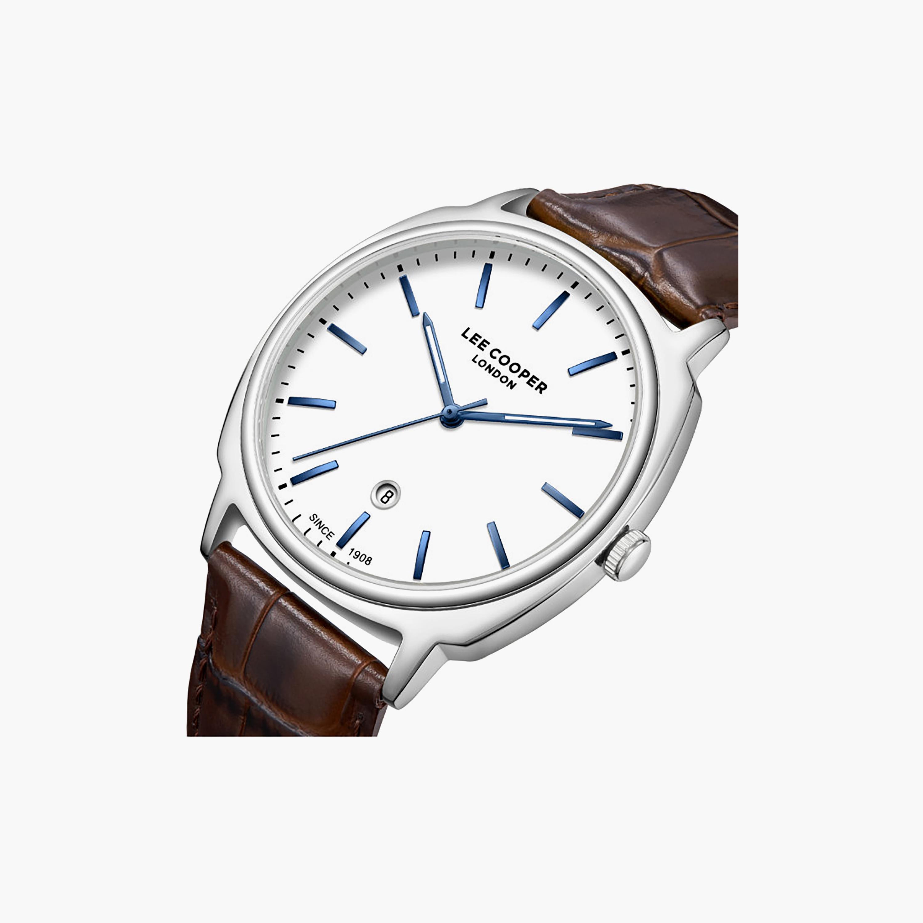 Lee Cooper Men's 41MM Brown Analog Leather Watch | LC08248.332-men-watchesandjewellery-watches-image-6