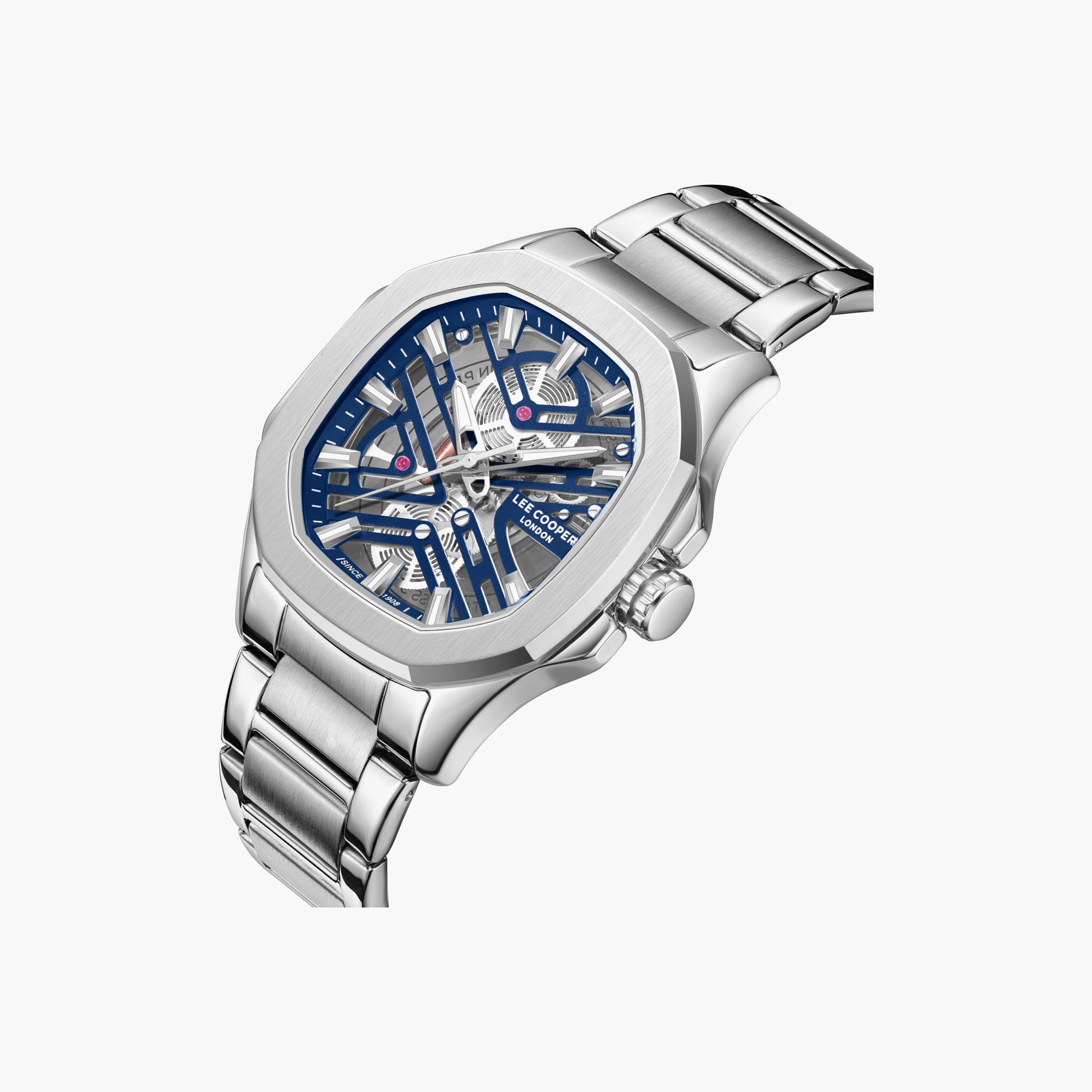 Lee Cooper Men's 45MM Silver Analog Metal Watch | LC08246.390-men-watchesandjewellery-watches-image-3