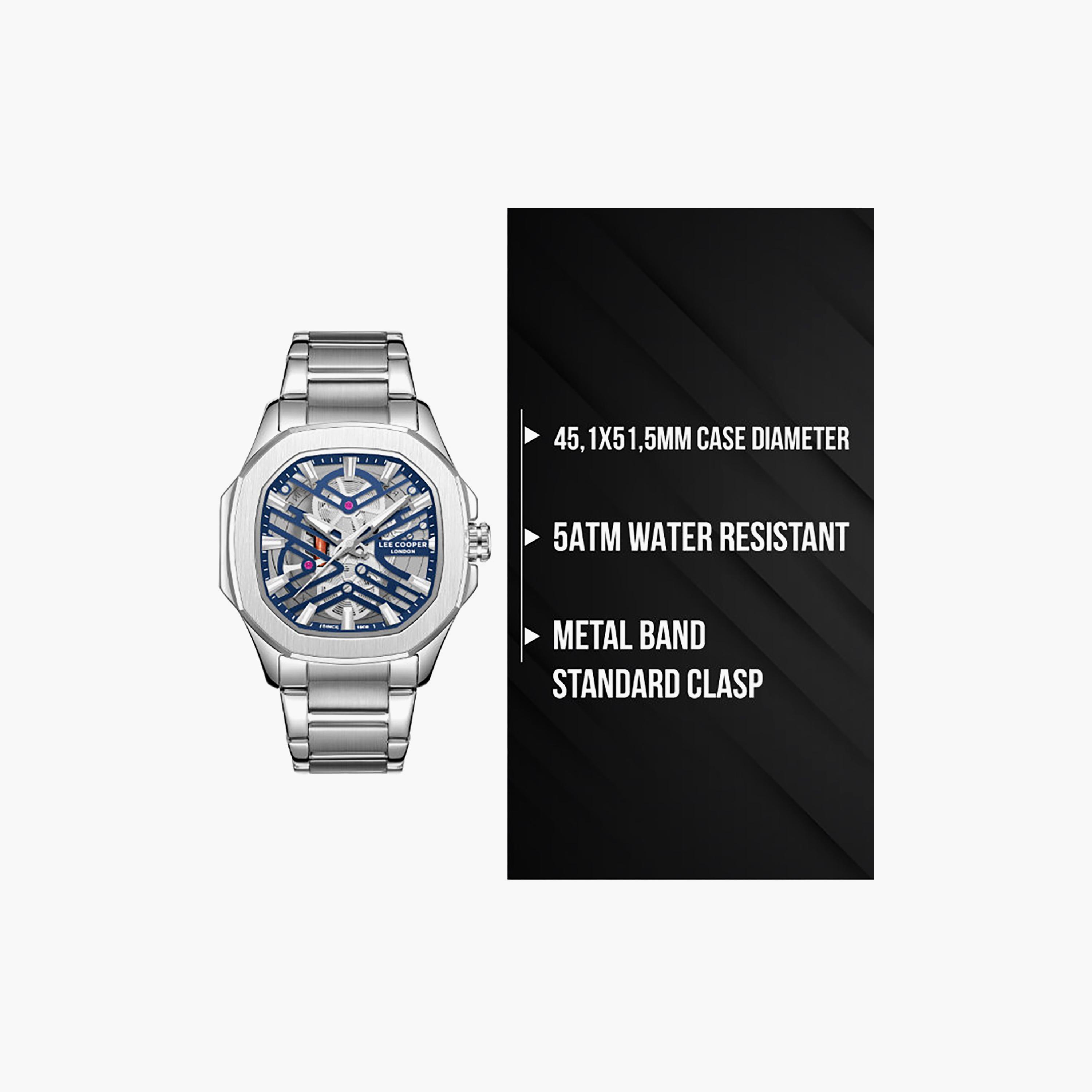 Lee Cooper Men's 45MM Silver Analog Metal Watch | LC08246.390-men-watchesandjewellery-watches-image-9