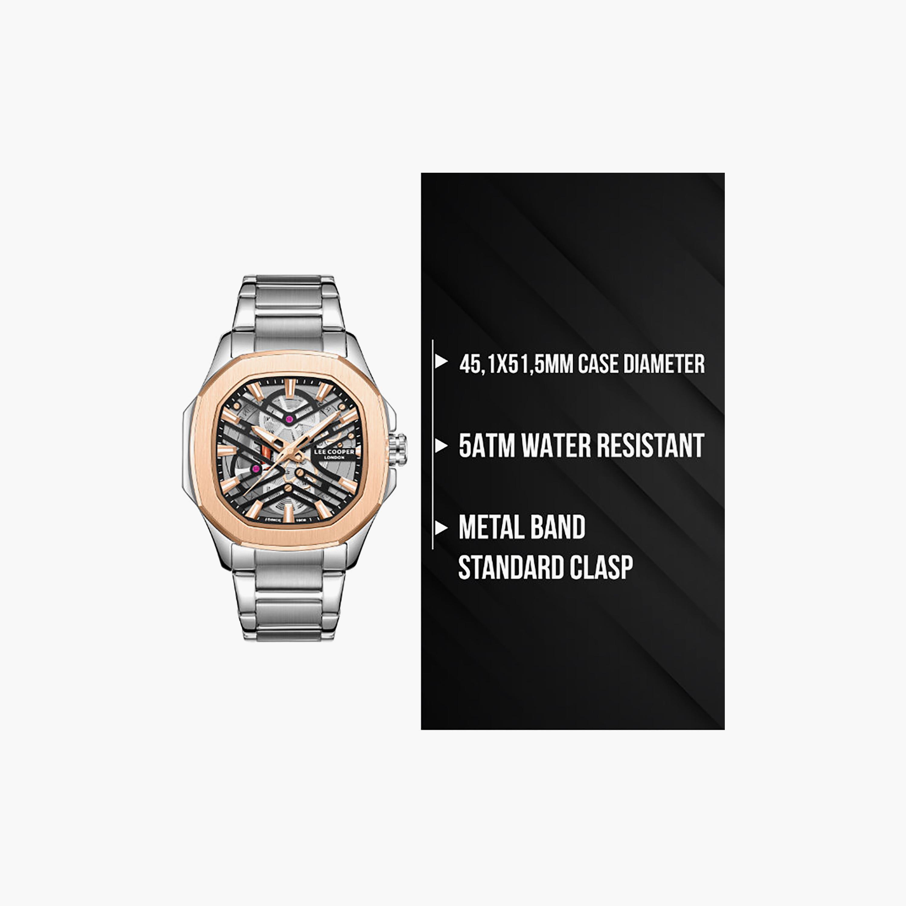 Lee Cooper Men's 45MM Silver Analog Metal Watch | LC08246.550-men-watchesandjewellery-watches-image-9